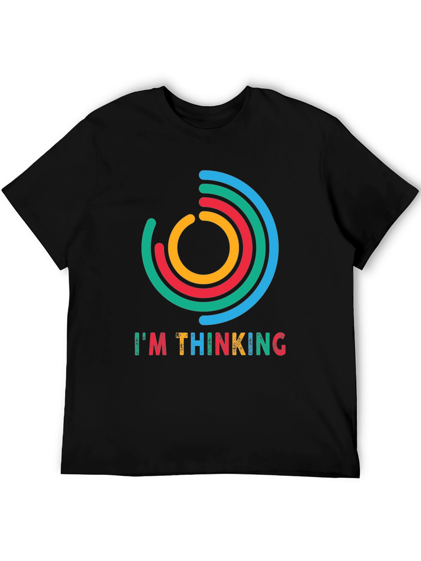 Im Thinking Graphic Tee - Black