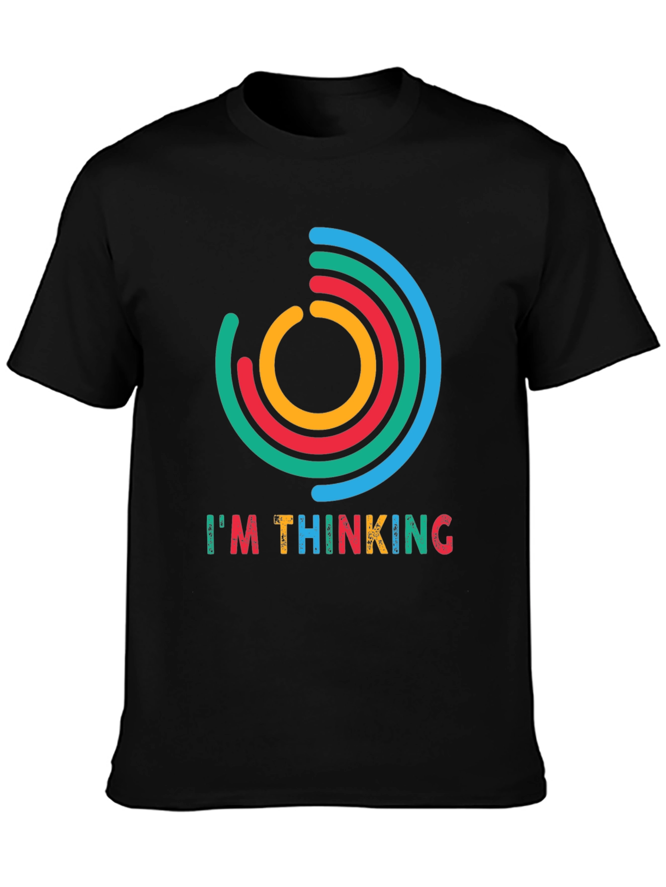 Im Thinking Graphic Tee - Black