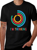 Im Thinking Graphic Tee - Black