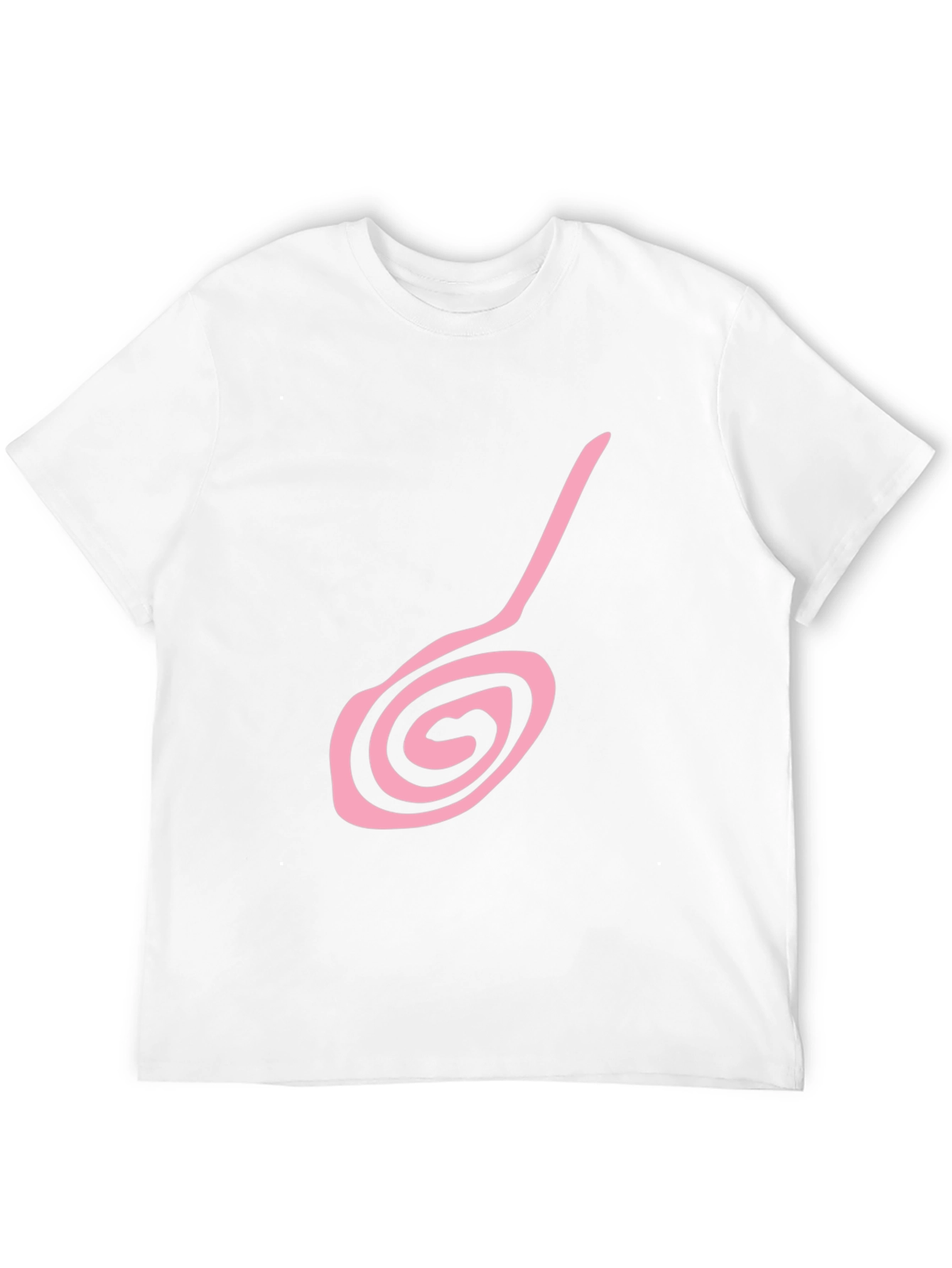 Spiral Design Black T-Shirt - Unique & Stylish