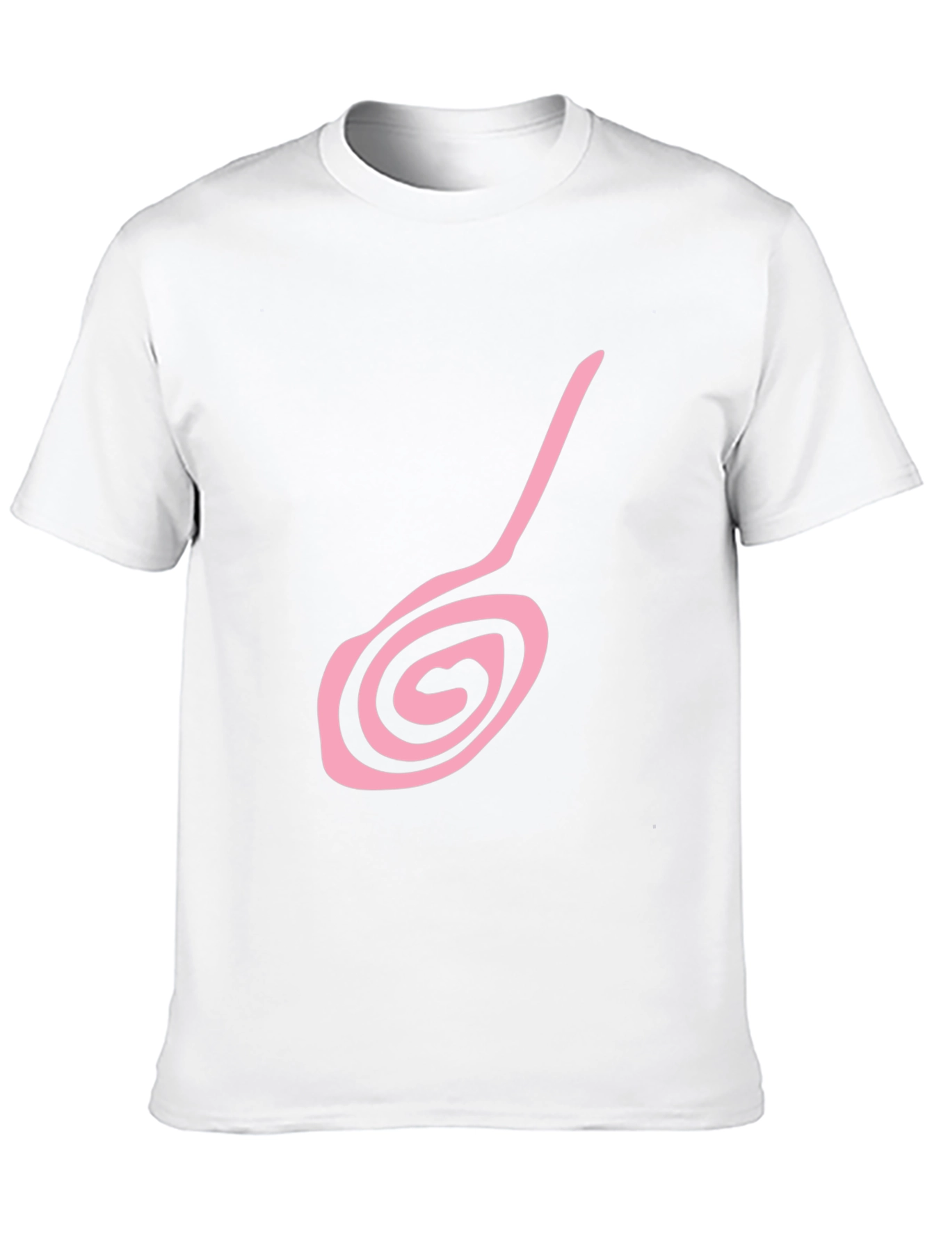 Spiral Design Black T-Shirt - Unique & Stylish
