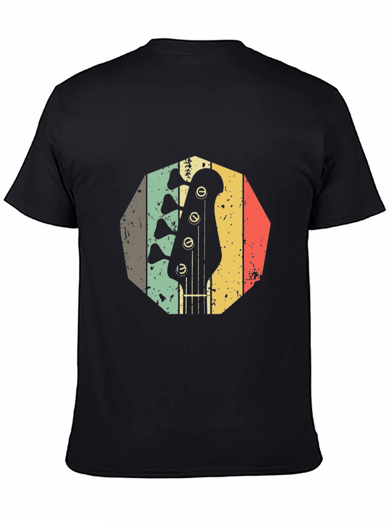 Vintage Bass Guitar T-Shirt - Retro Music Lover Tee
