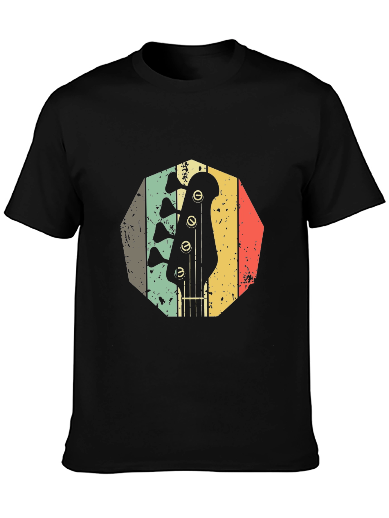 Vintage Bass Guitar T-Shirt - Retro Music Lover Tee