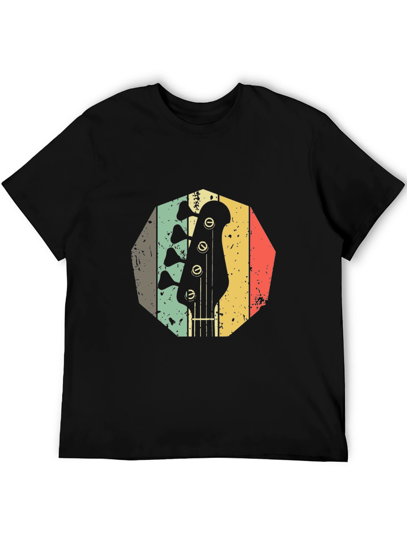 Vintage Bass Guitar T-Shirt - Retro Music Lover Tee