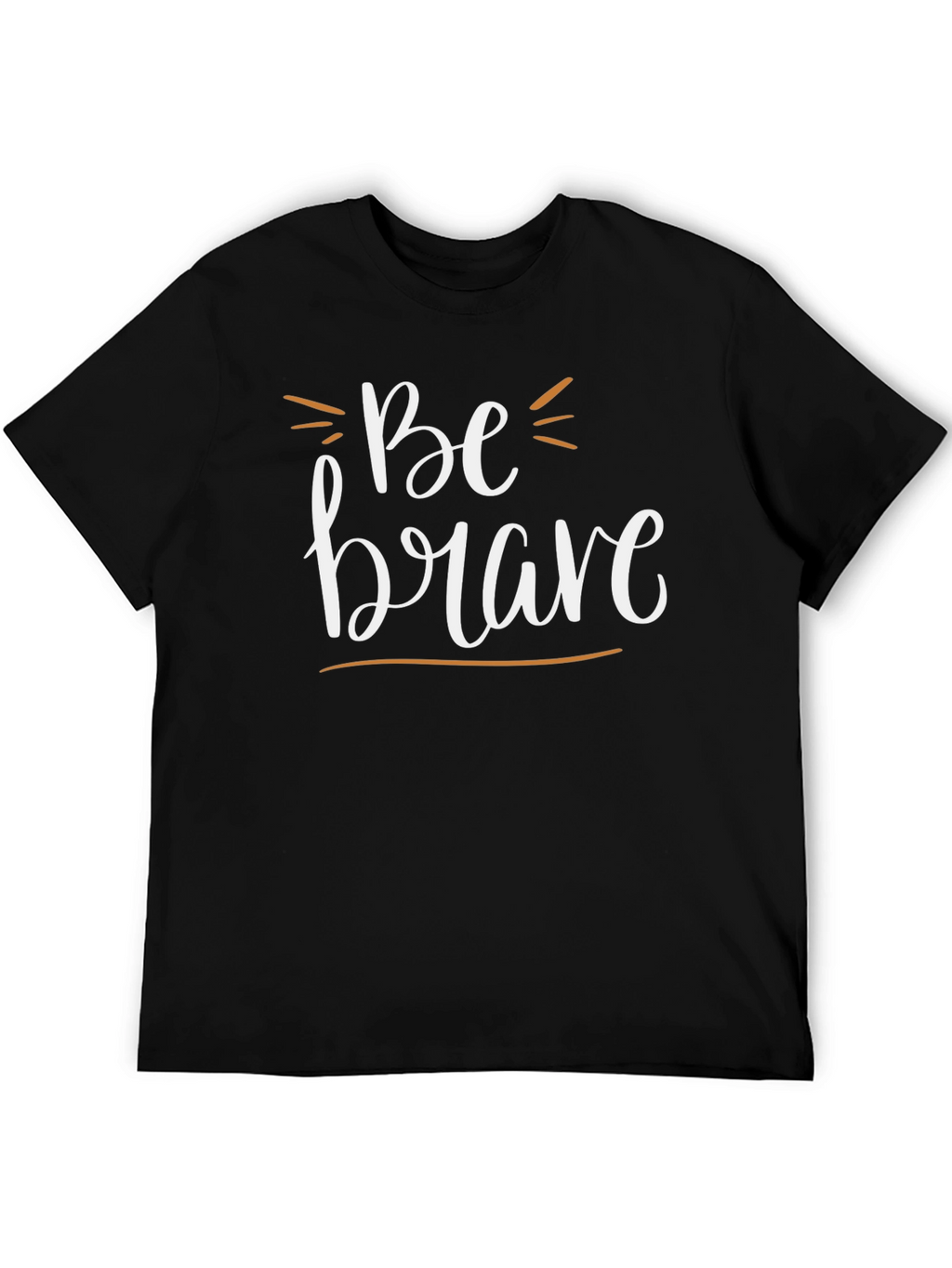 Be Brave Black Graphic Tee Shirt