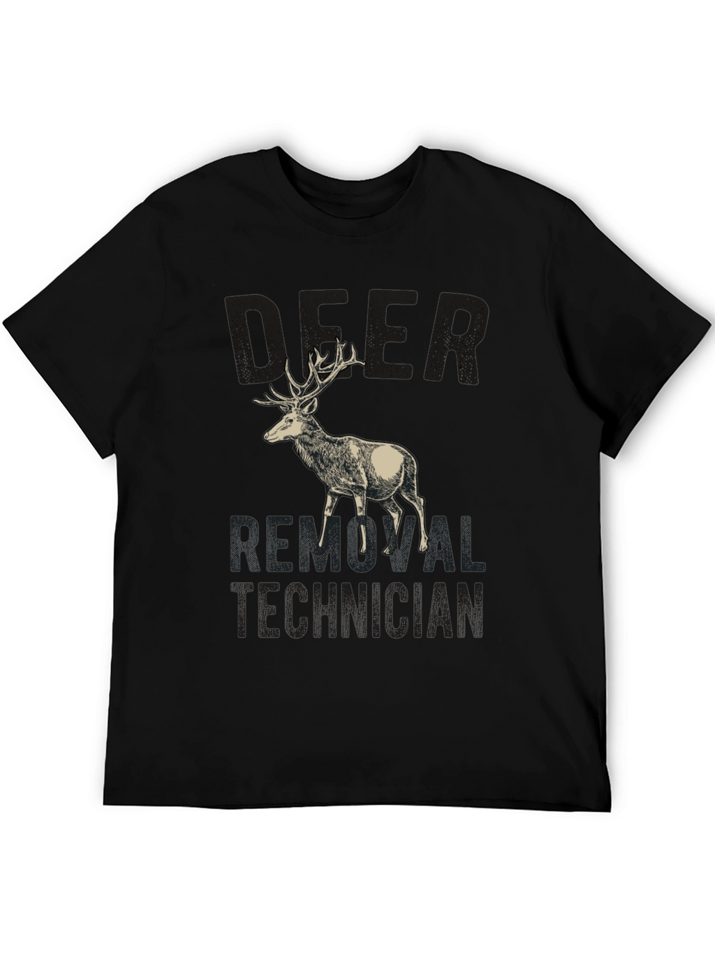 Deer Removal Technician Graphic Tee - Hunting Humor