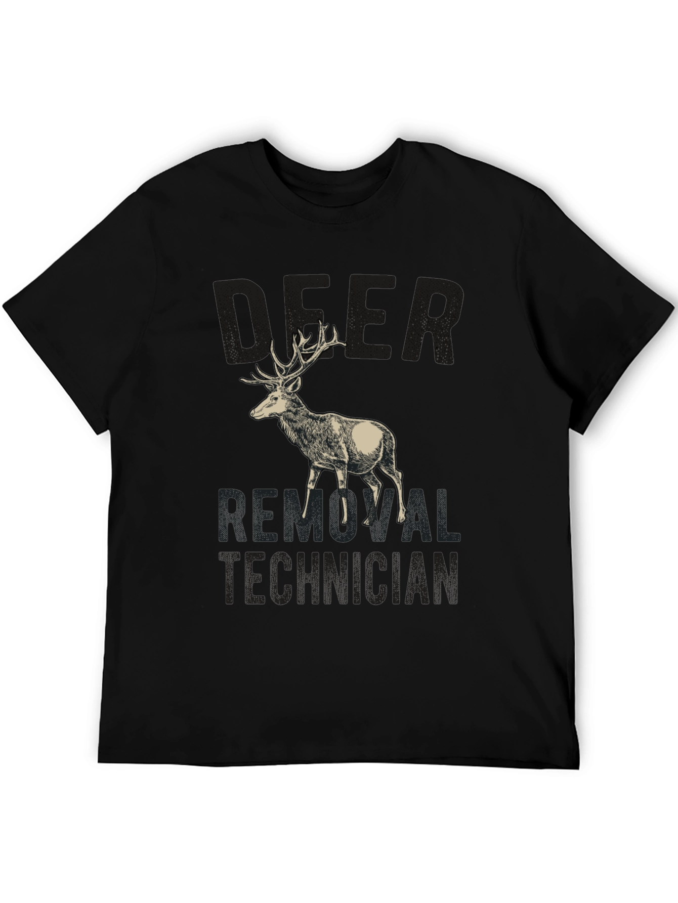Deer Removal Technician Graphic Tee - Hunting Humor