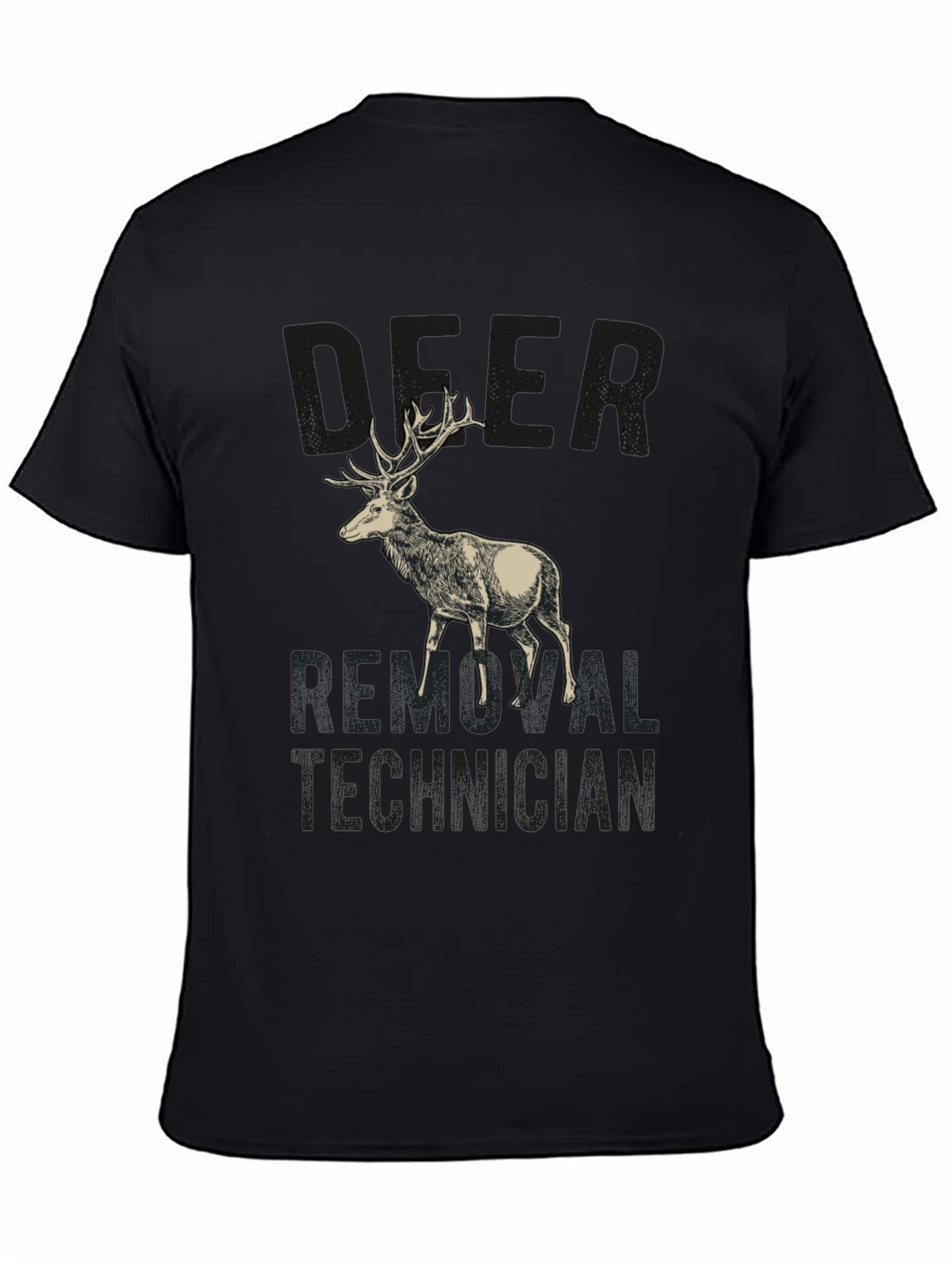 Deer Removal Technician Graphic Tee - Hunting Humor