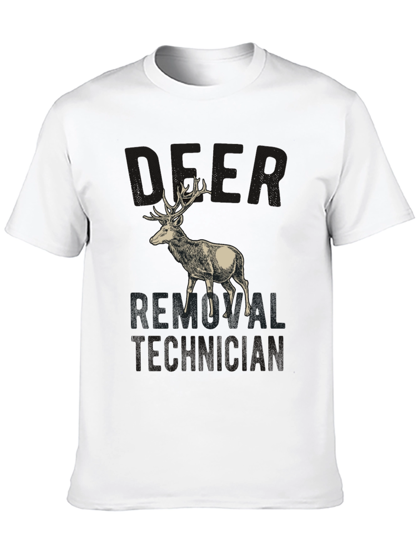 Deer Removal Technician Graphic Tee - Hunting Humor