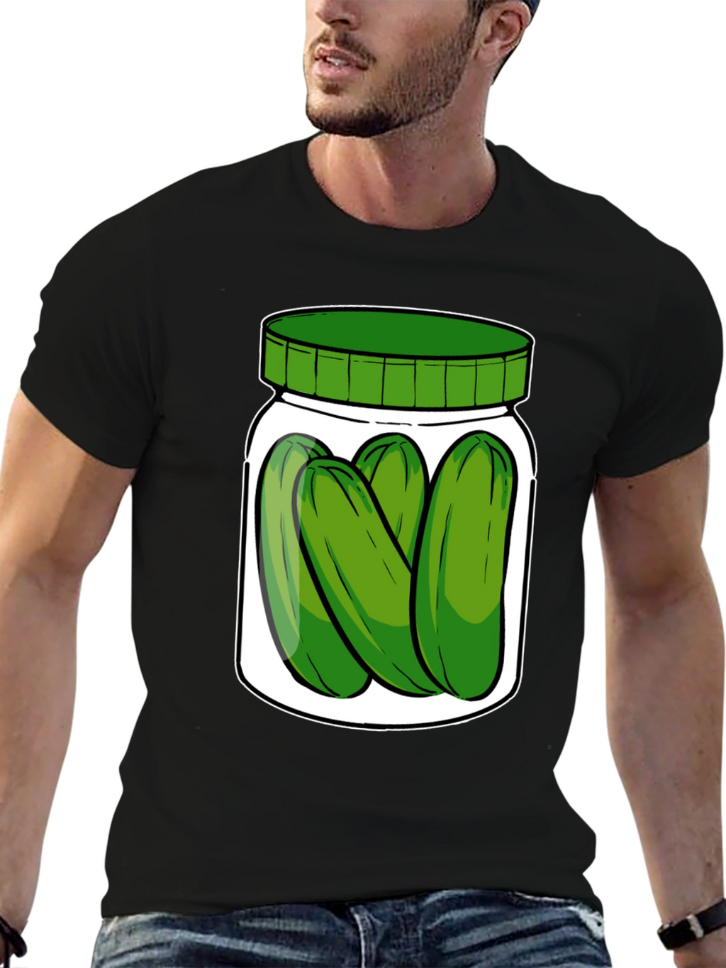 Pickle Jar Graphic T-Shirt - Unisex Crew Neck