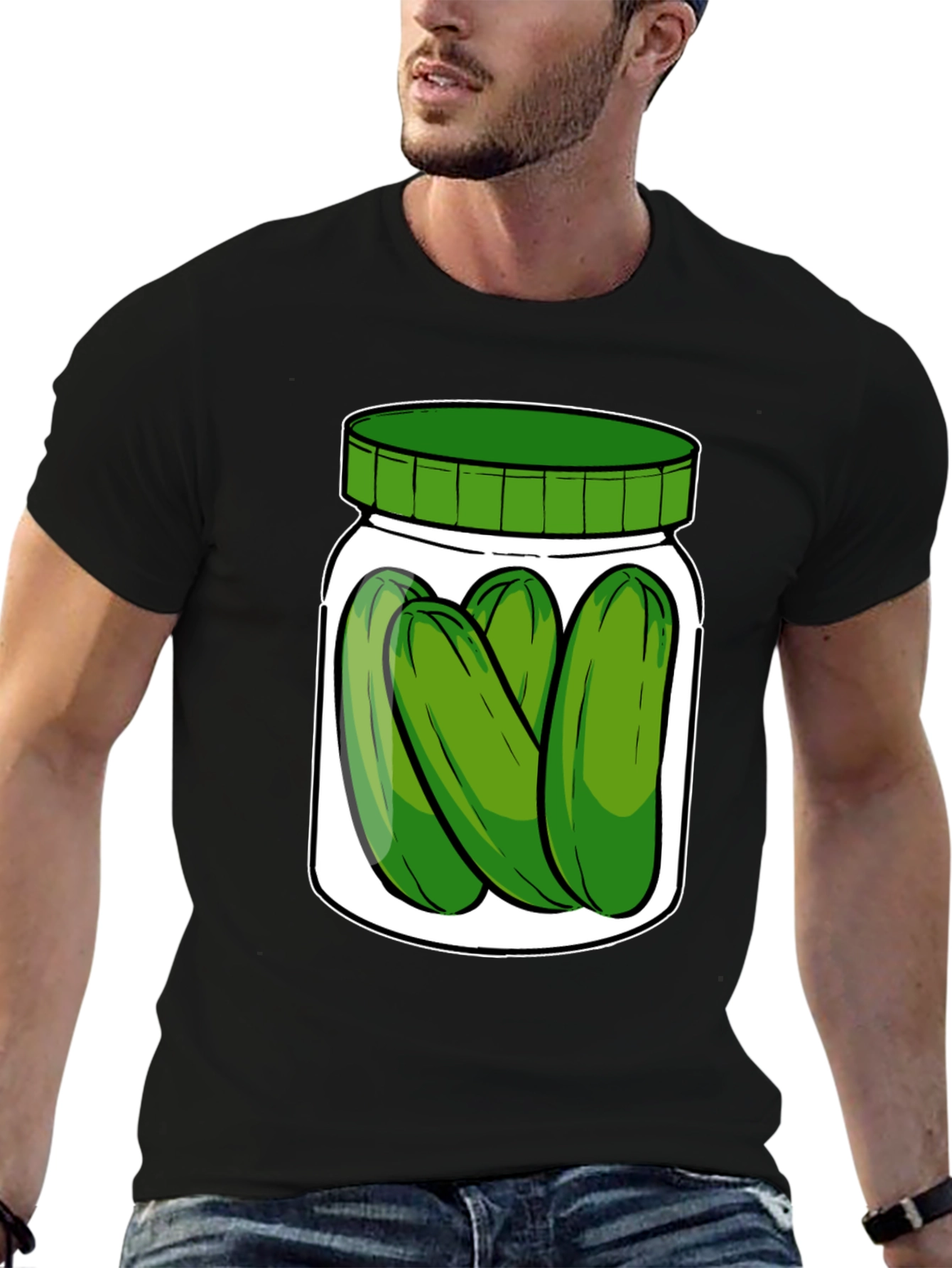 Pickle Jar Graphic T-Shirt - Unisex Crew Neck