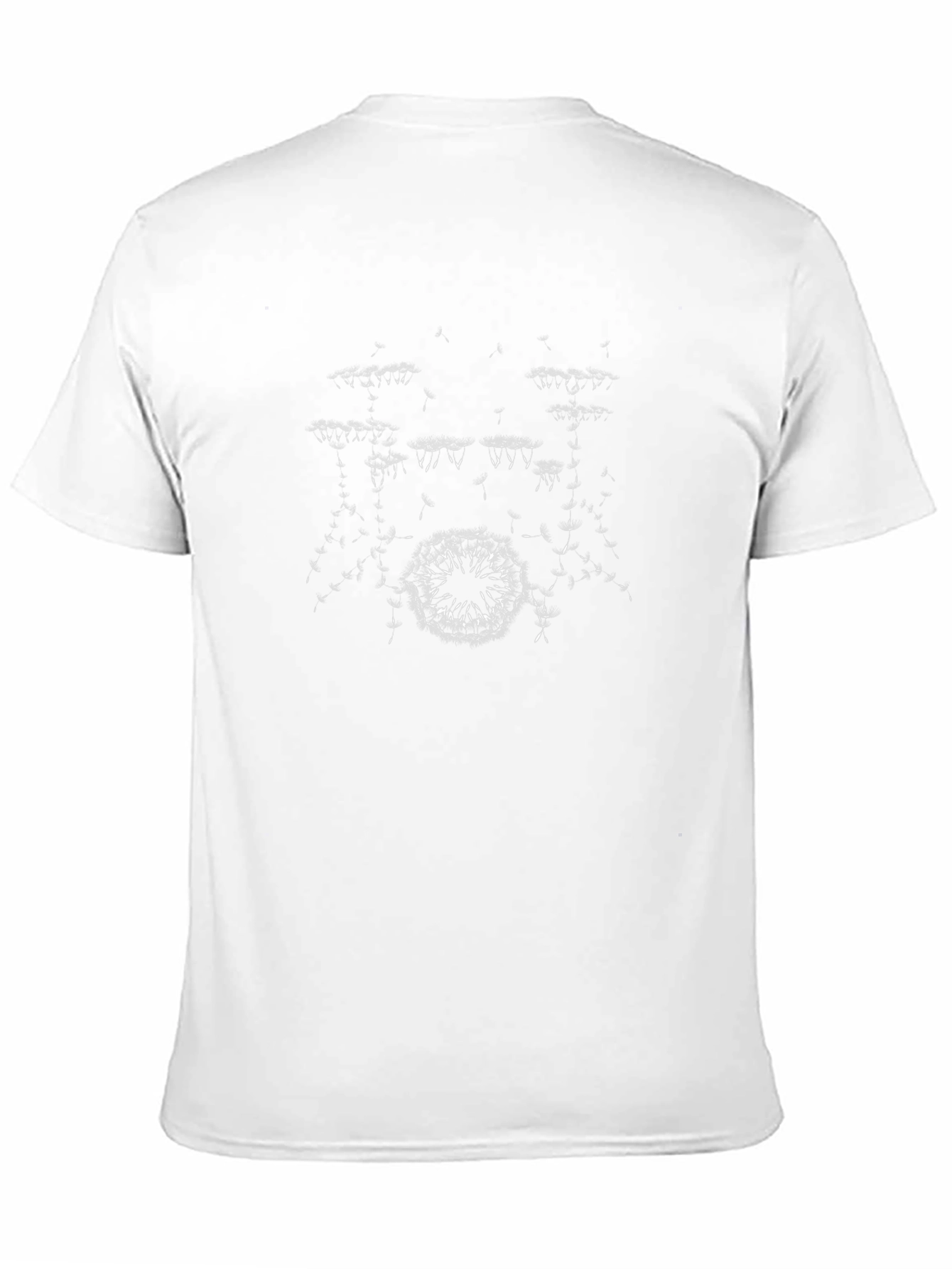 Abstract Drum Set Black T-Shirt