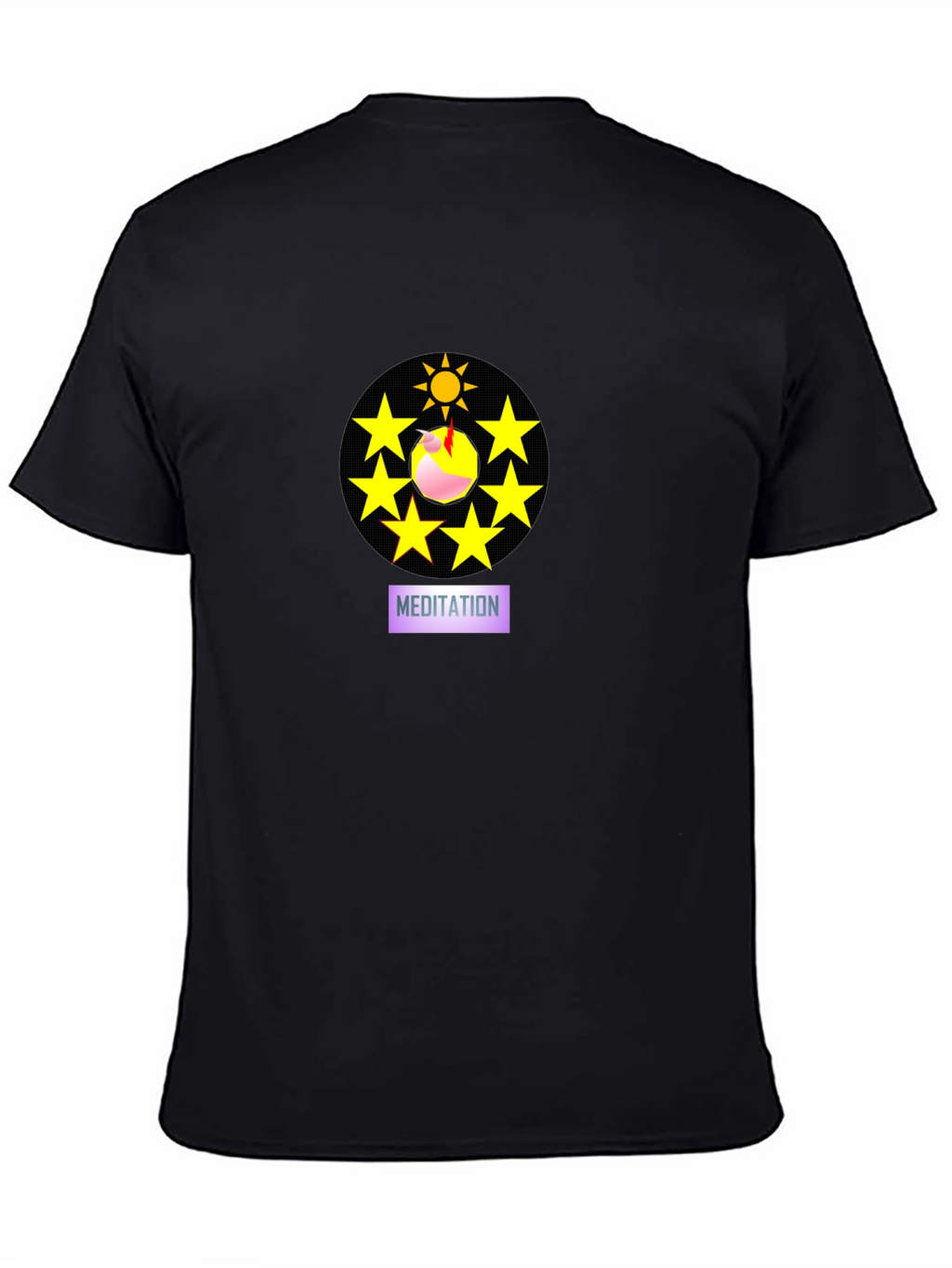Meditative Starburst T-Shirt - Comfort & Style