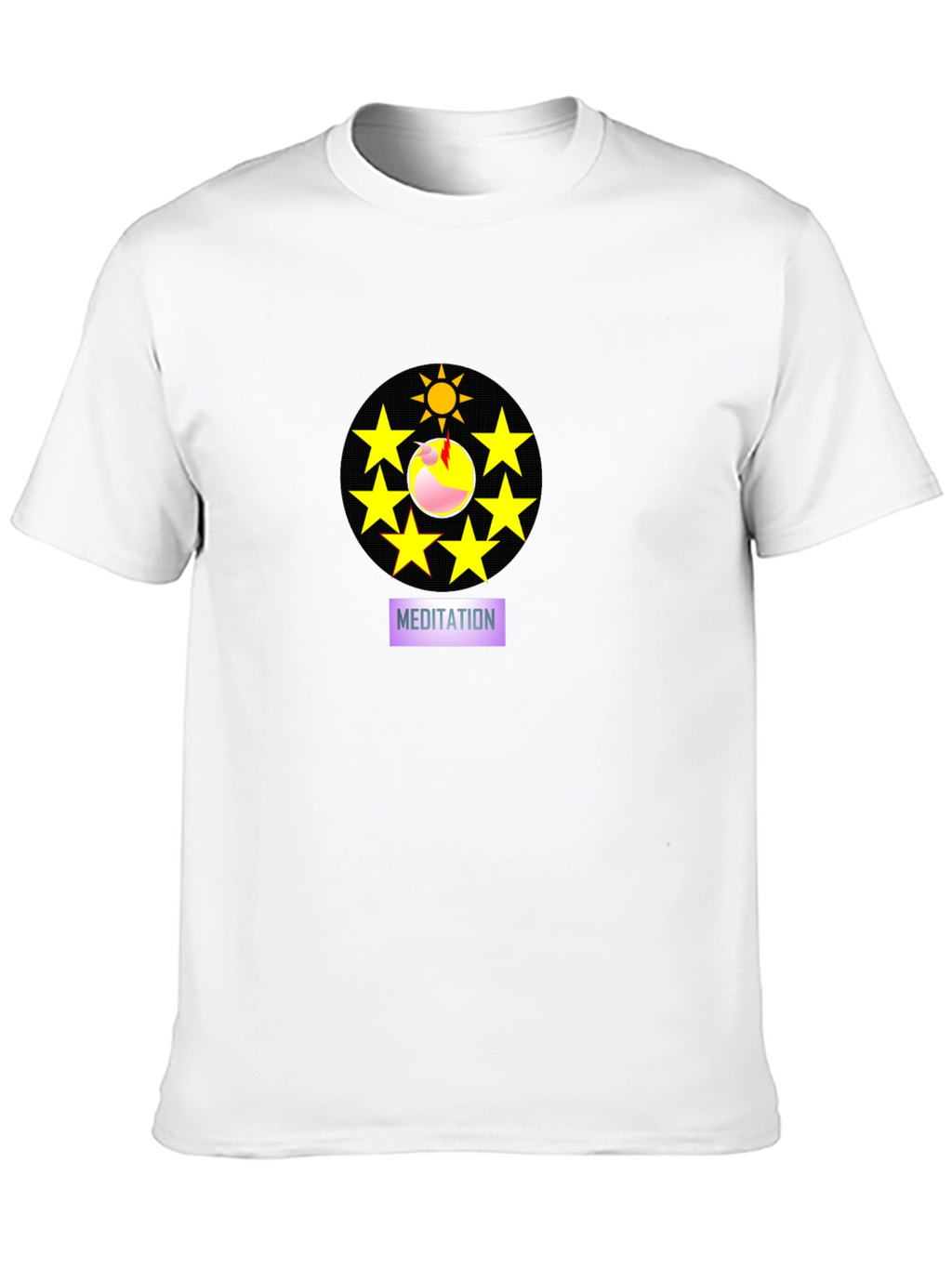 Meditative Starburst T-Shirt - Comfort & Style