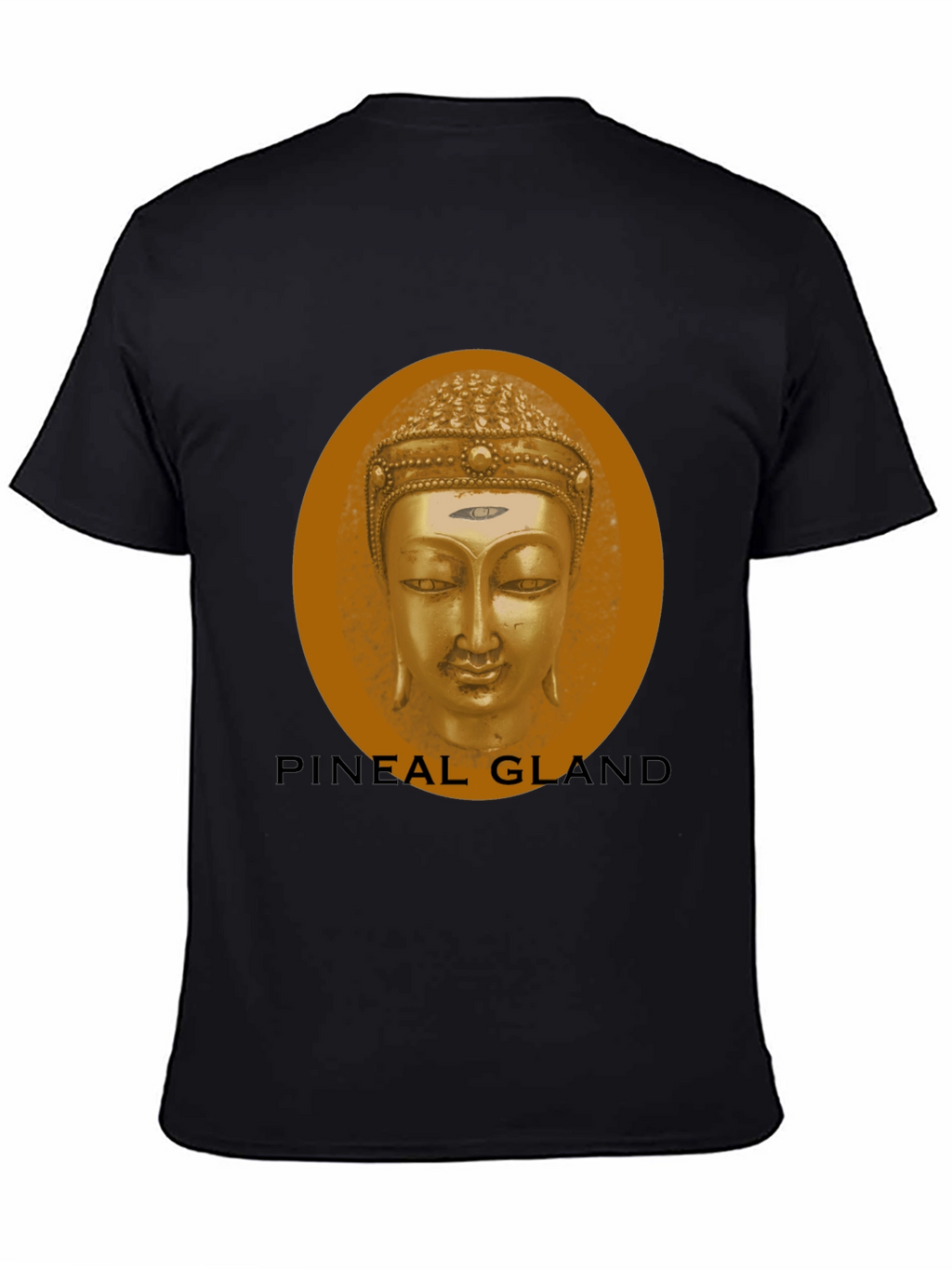 Pineal Gland Buddha Black T-Shirt