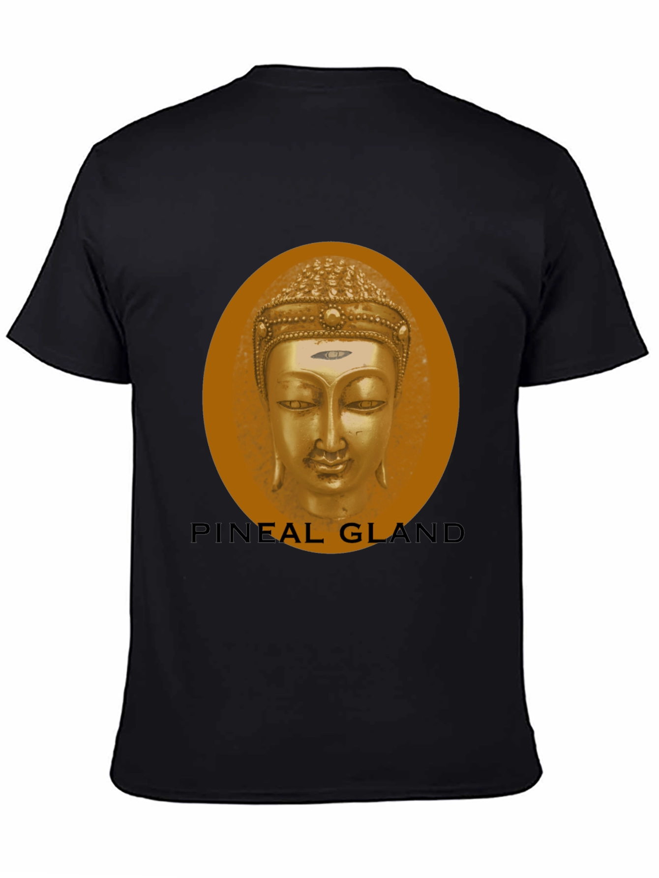 Pineal Gland Buddha Black T-Shirt