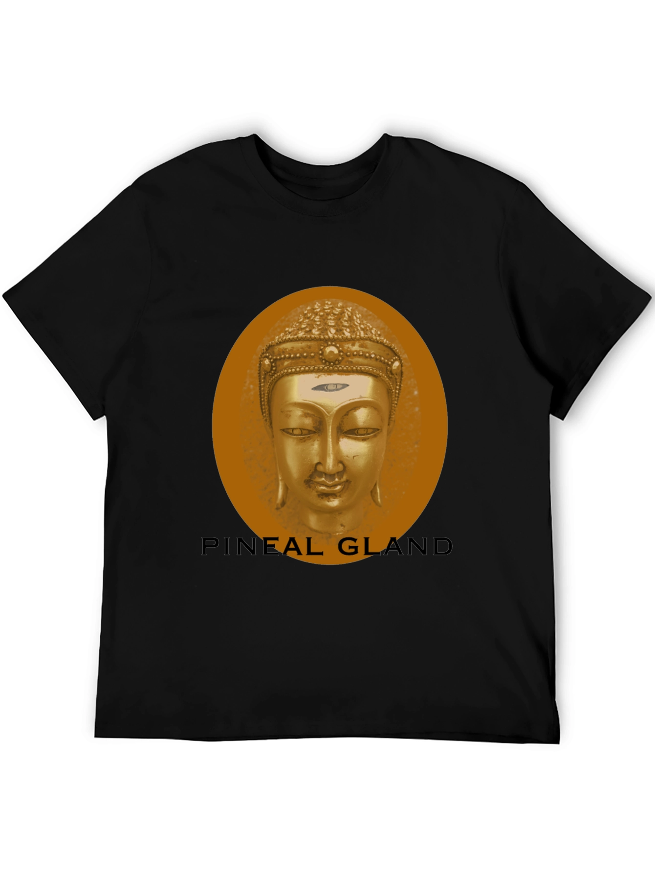 Pineal Gland Buddha Black T-Shirt