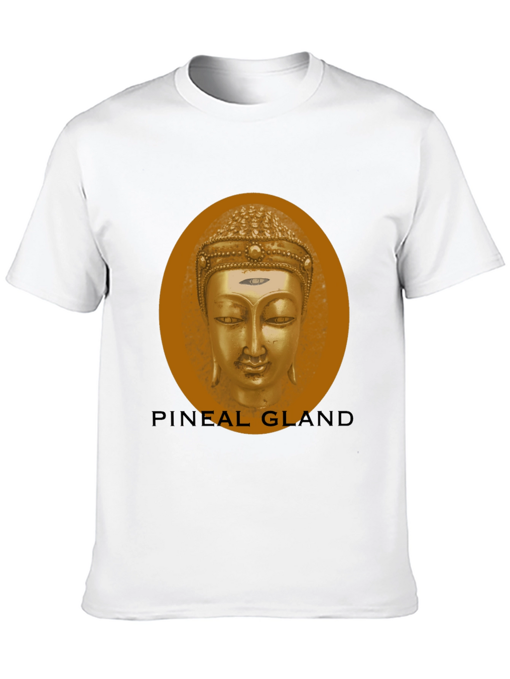 Pineal Gland Buddha Black T-Shirt