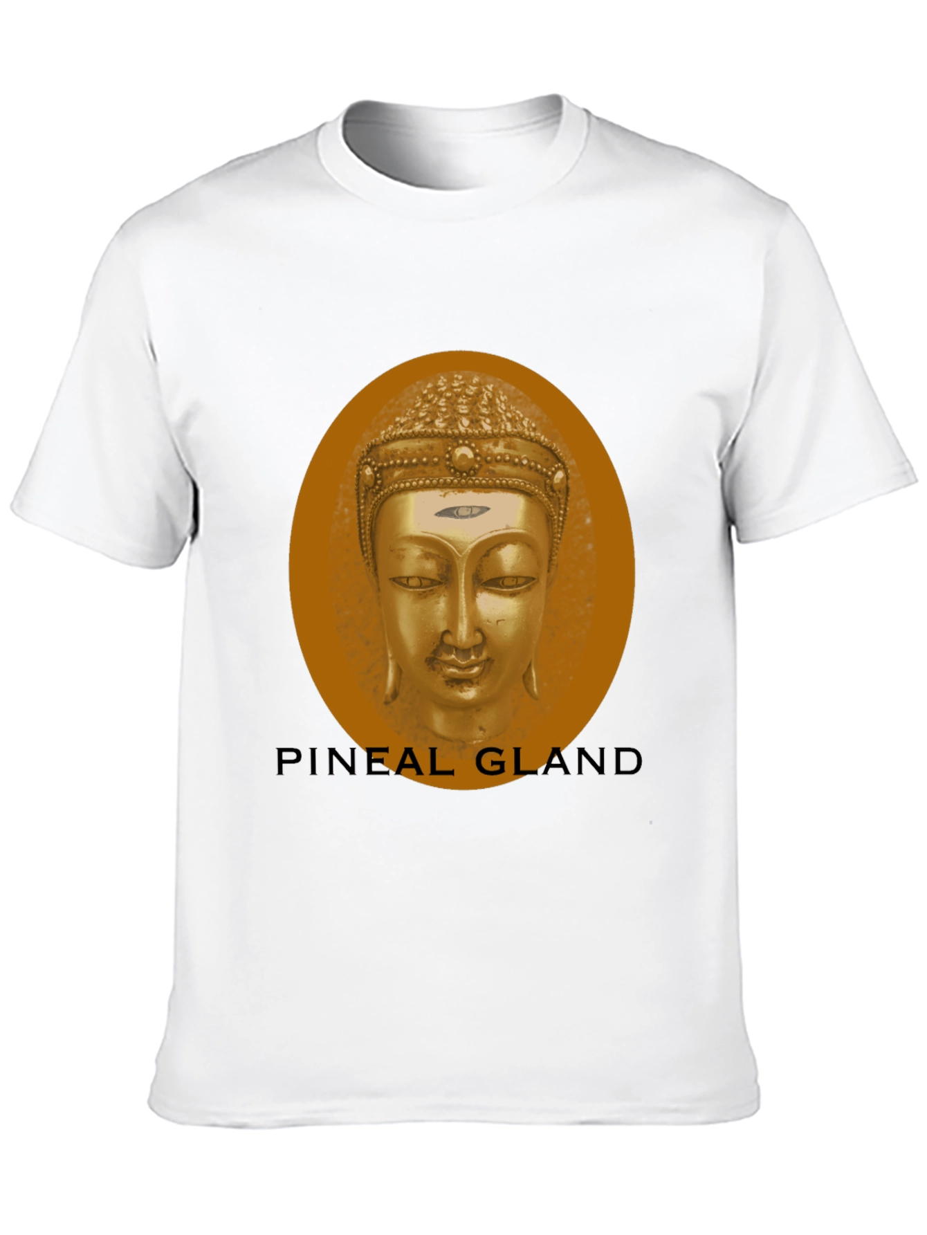 Pineal Gland Buddha Black T-Shirt