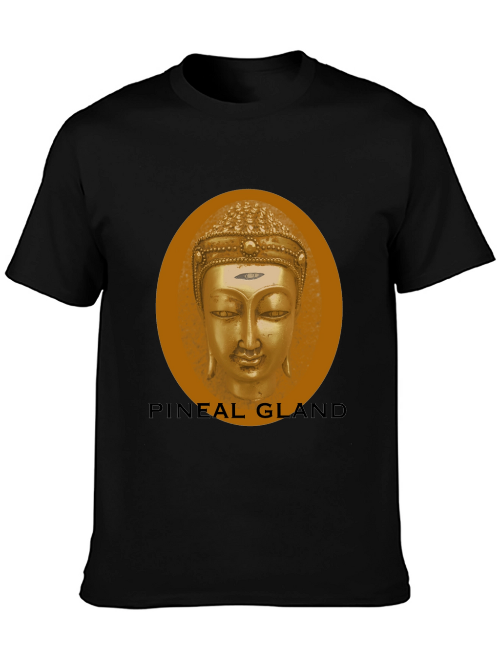 Pineal Gland Buddha Black T-Shirt