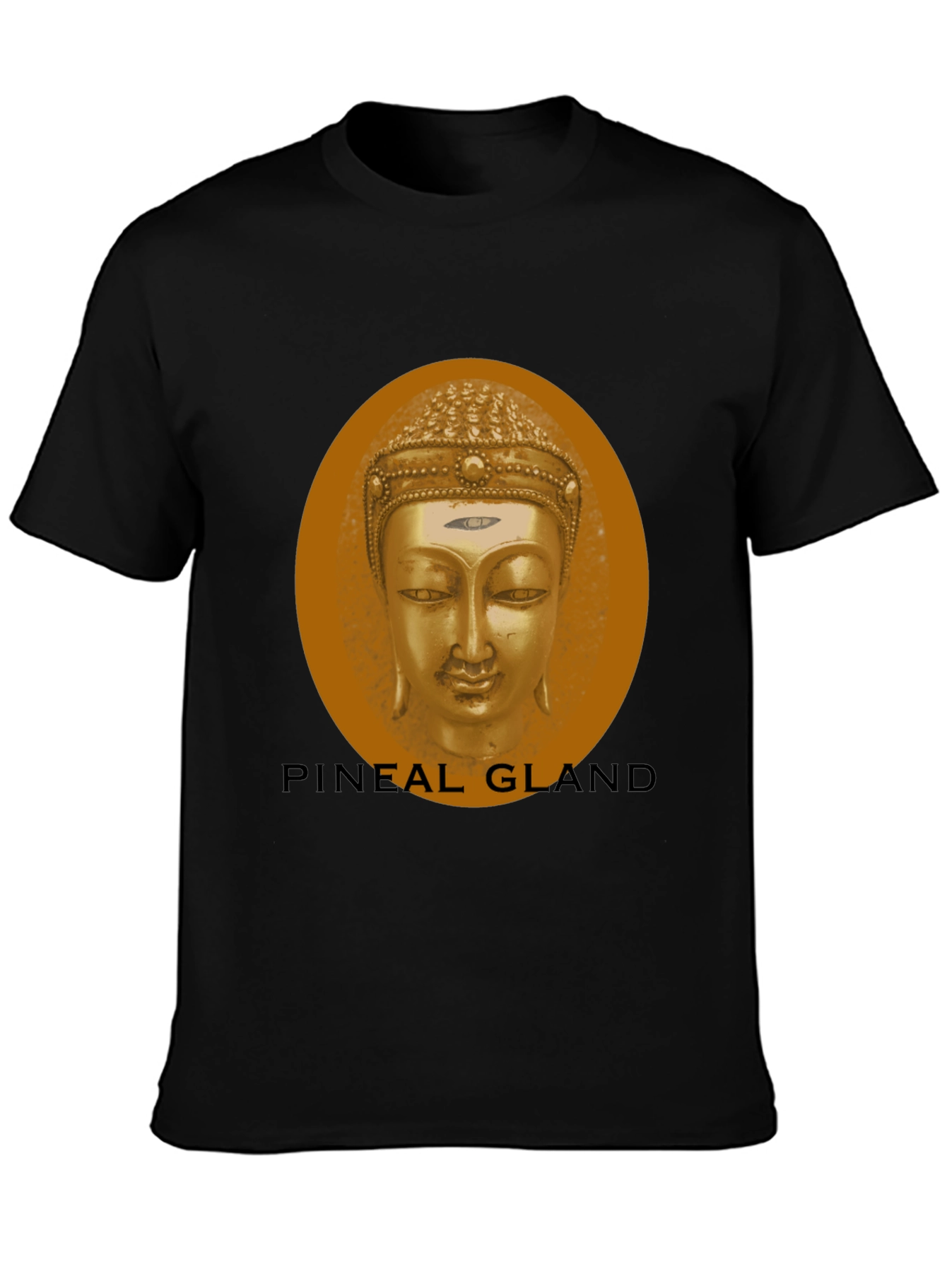 Pineal Gland Buddha Black T-Shirt