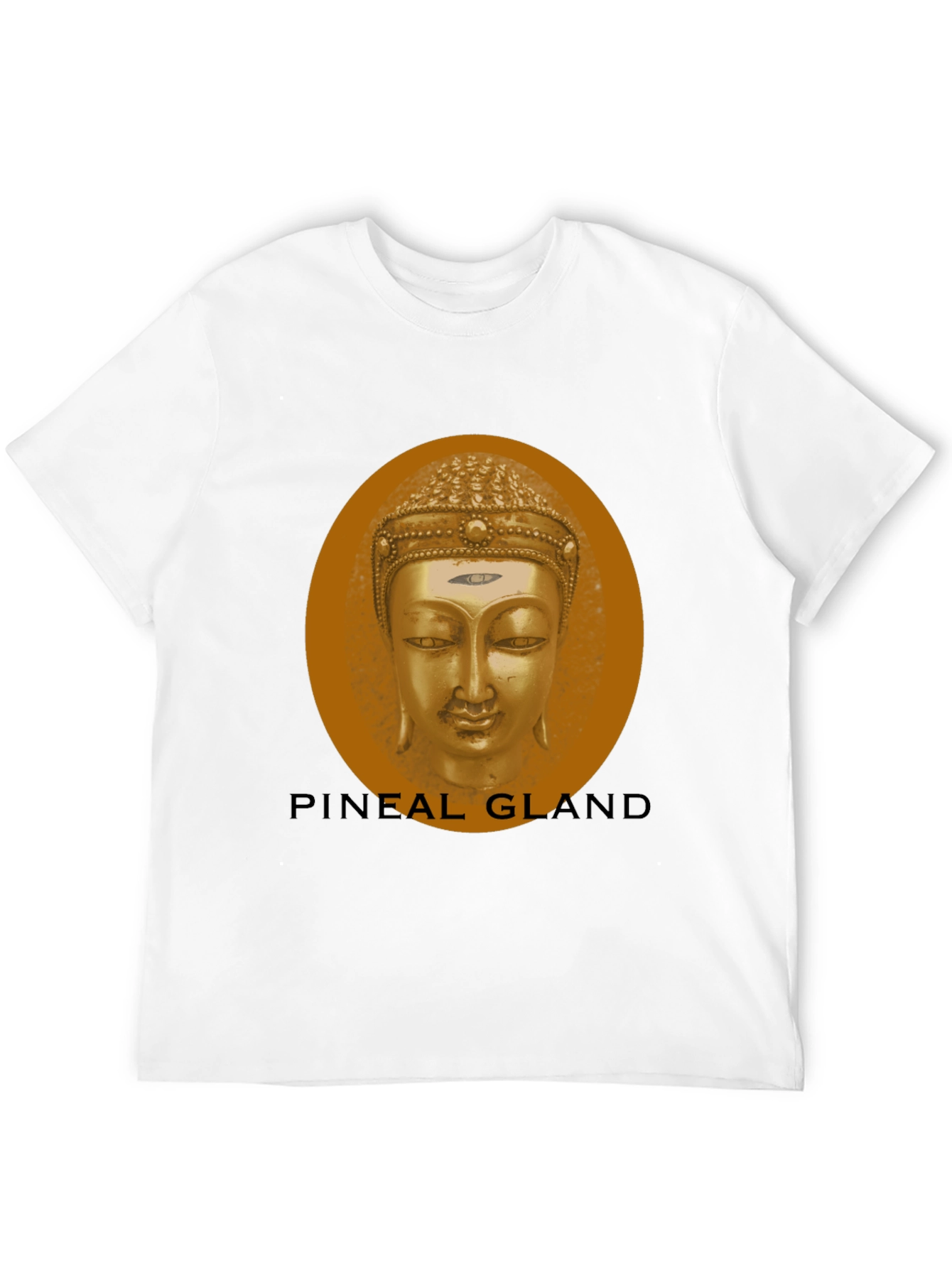 Pineal Gland Buddha Black T-Shirt