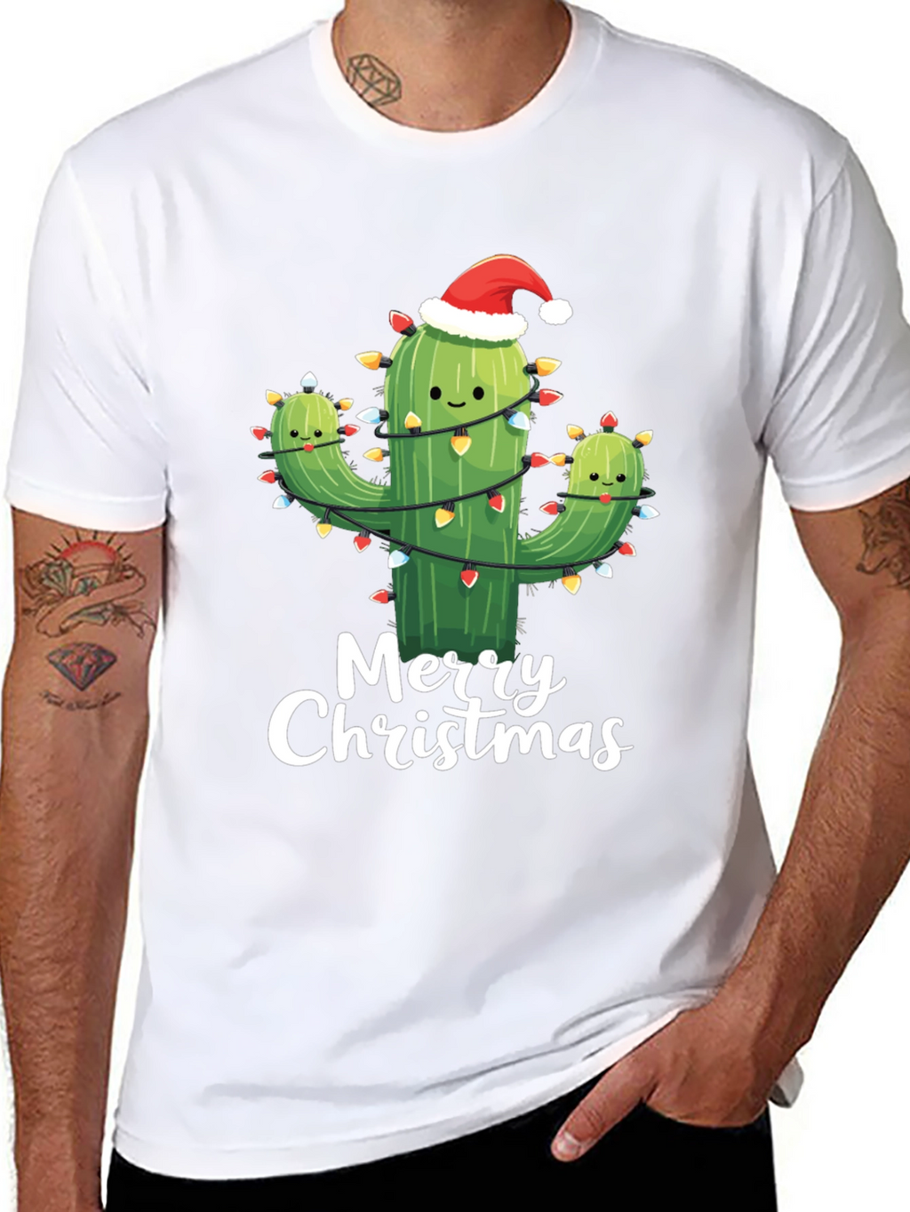 Merry Cactus Christmas T-Shirt