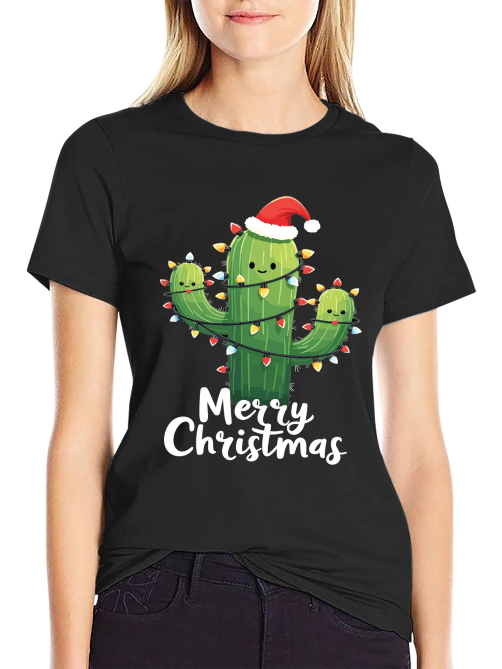 Merry Cactus Christmas T-Shirt