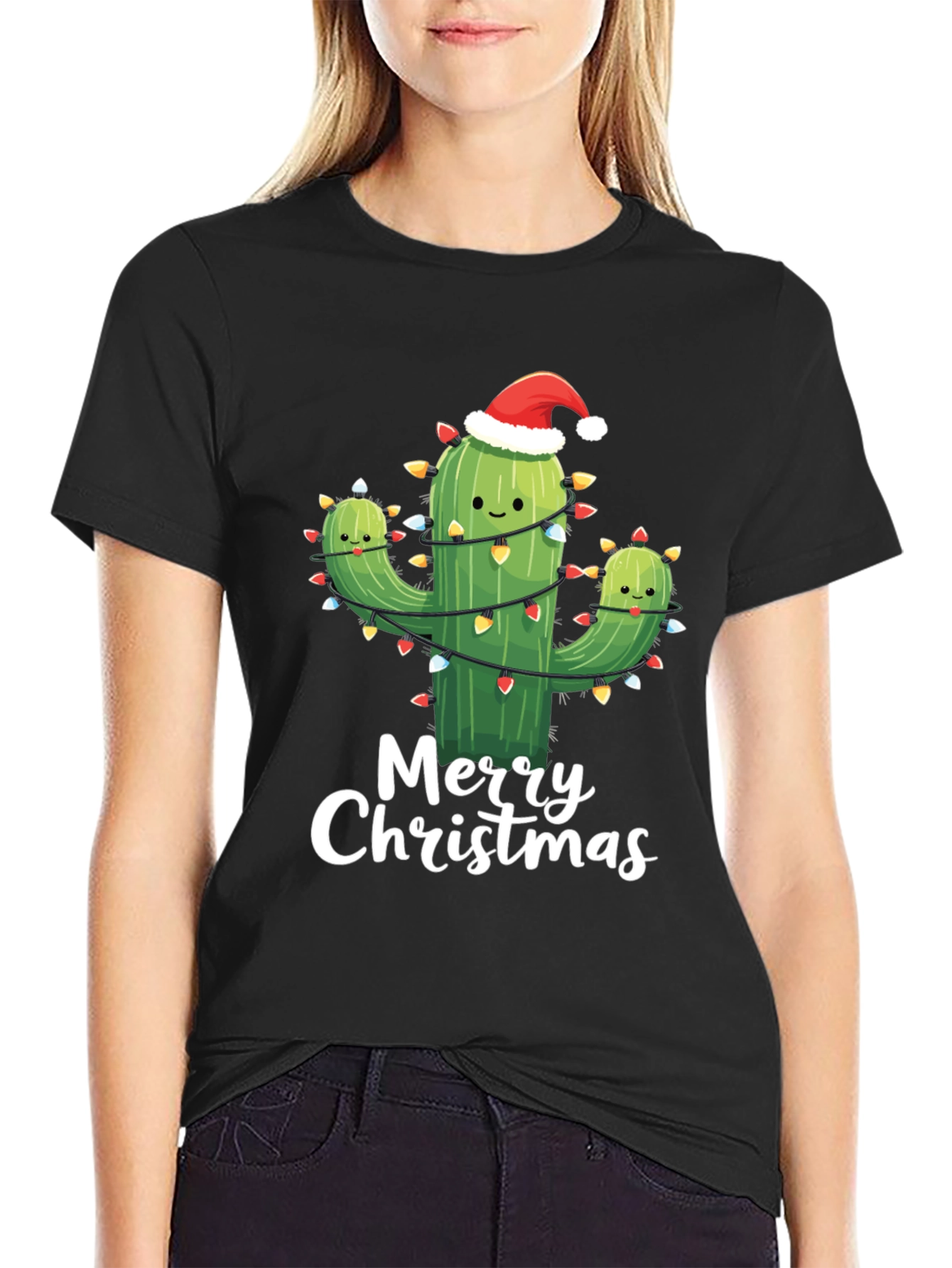 Merry Cactus Christmas T-Shirt