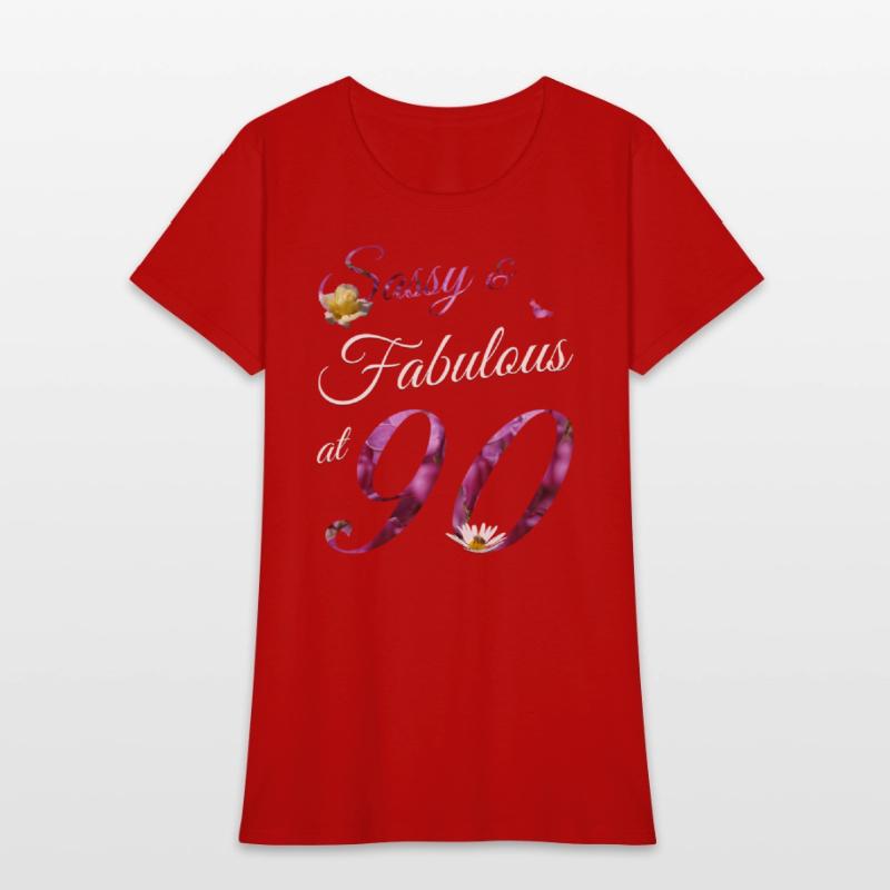 90 Sassy Fabulous Floral 1933 90Th