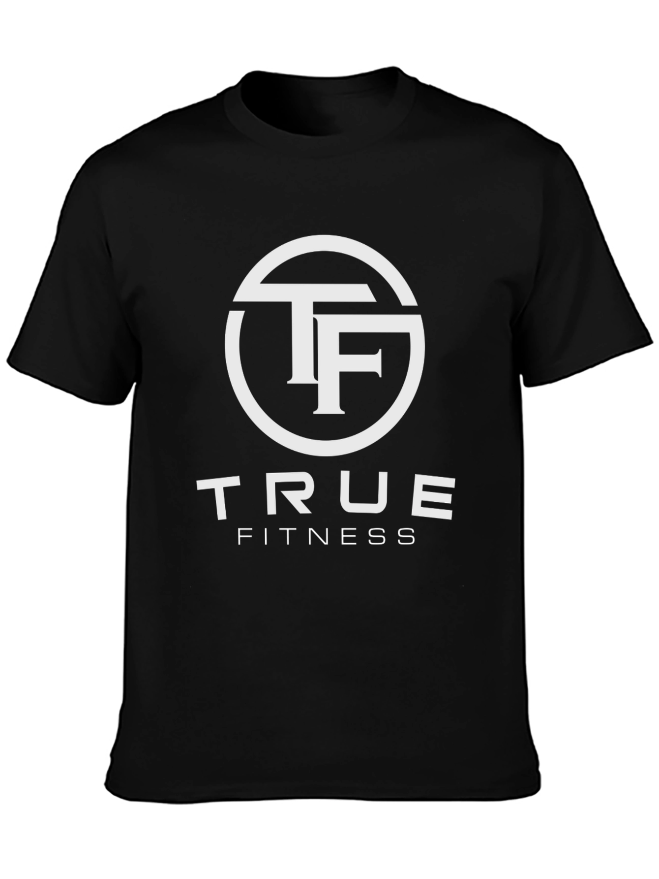 True Fitness Black T-Shirt - Workout Apparel