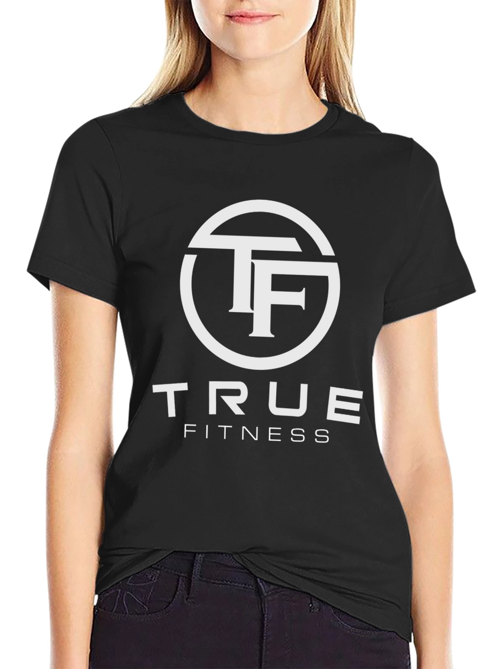 True Fitness Black T-Shirt - Workout Apparel