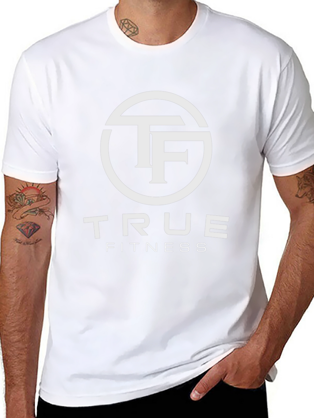 True Fitness Black T-Shirt - Workout Apparel