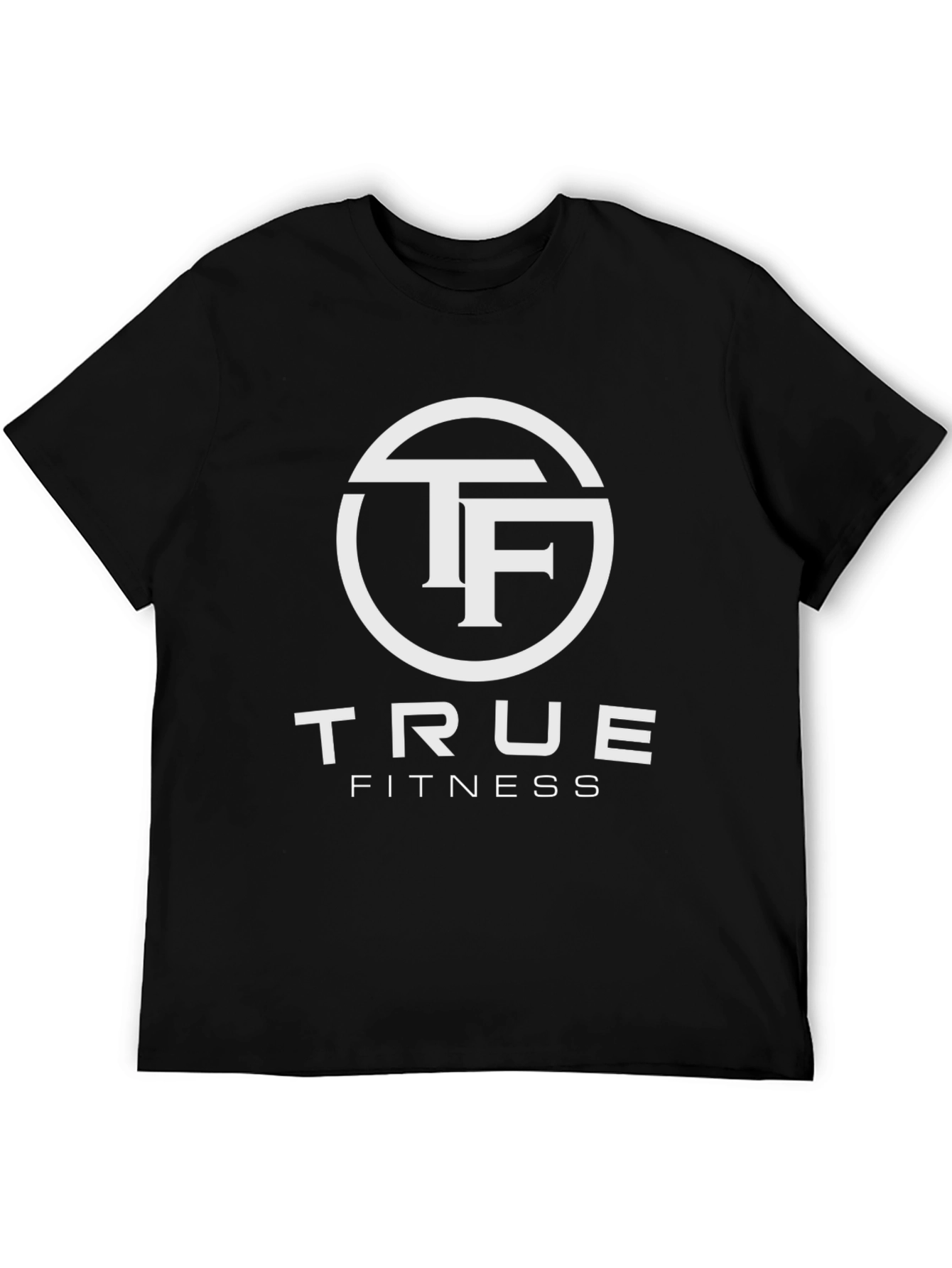 True Fitness Black T-Shirt - Workout Apparel
