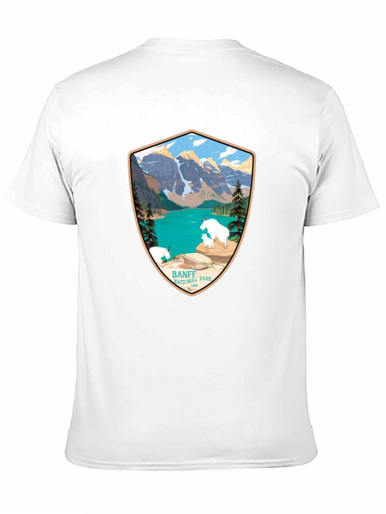Banff National Park T-Shirt - Mountain Scene Tee