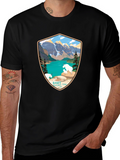 Banff National Park T-Shirt - Mountain Scene Tee