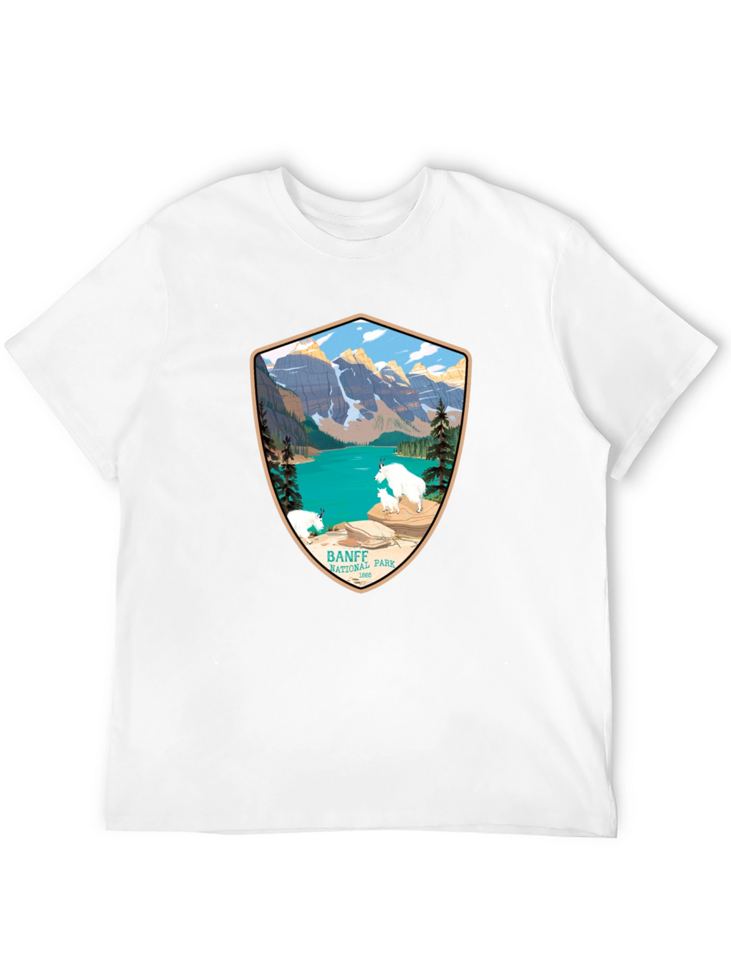 Banff National Park T-Shirt - Mountain Scene Tee