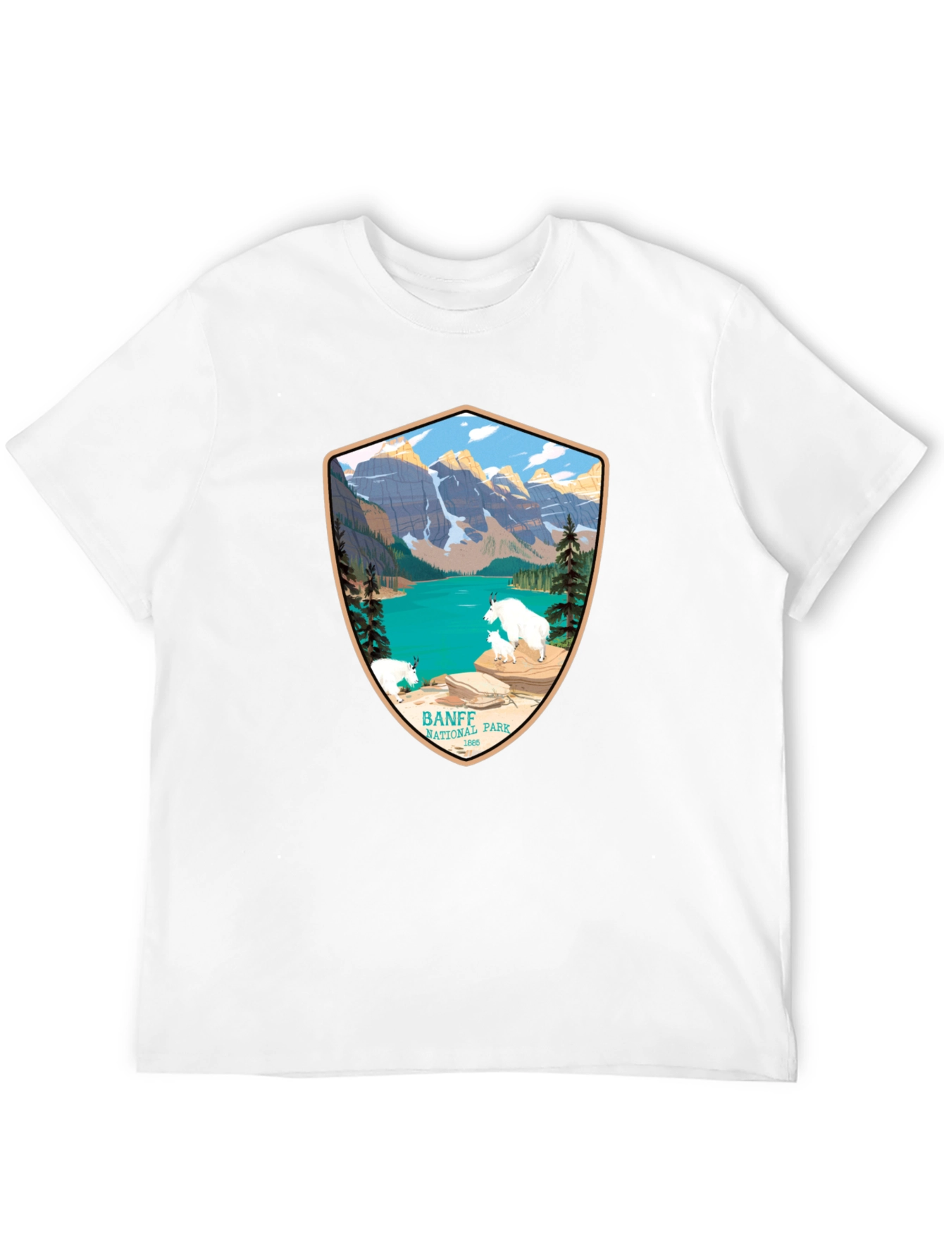 Banff National Park T-Shirt - Mountain Scene Tee