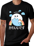 Kawaii Wave Tee - Cute Japanese Style Shirt