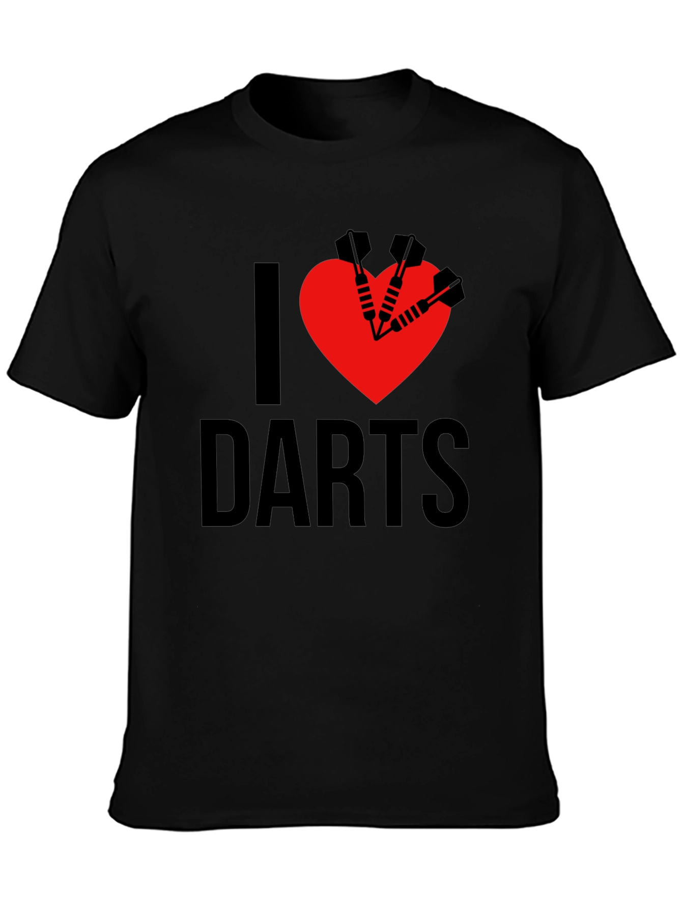 I Love Darts Graphic T-Shirt