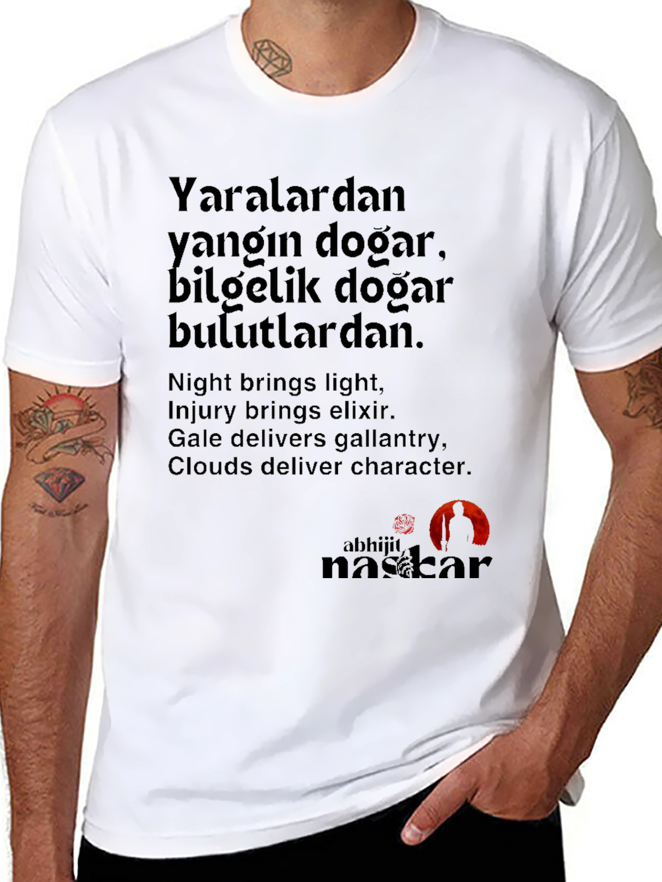 Philosophical Statement Black T-Shirt
