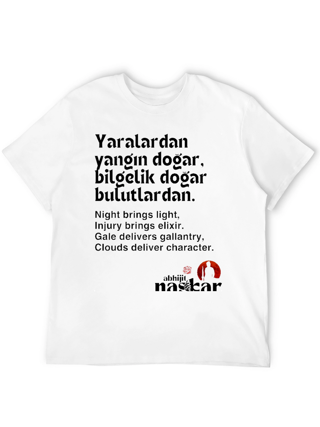 Philosophical Statement Black T-Shirt