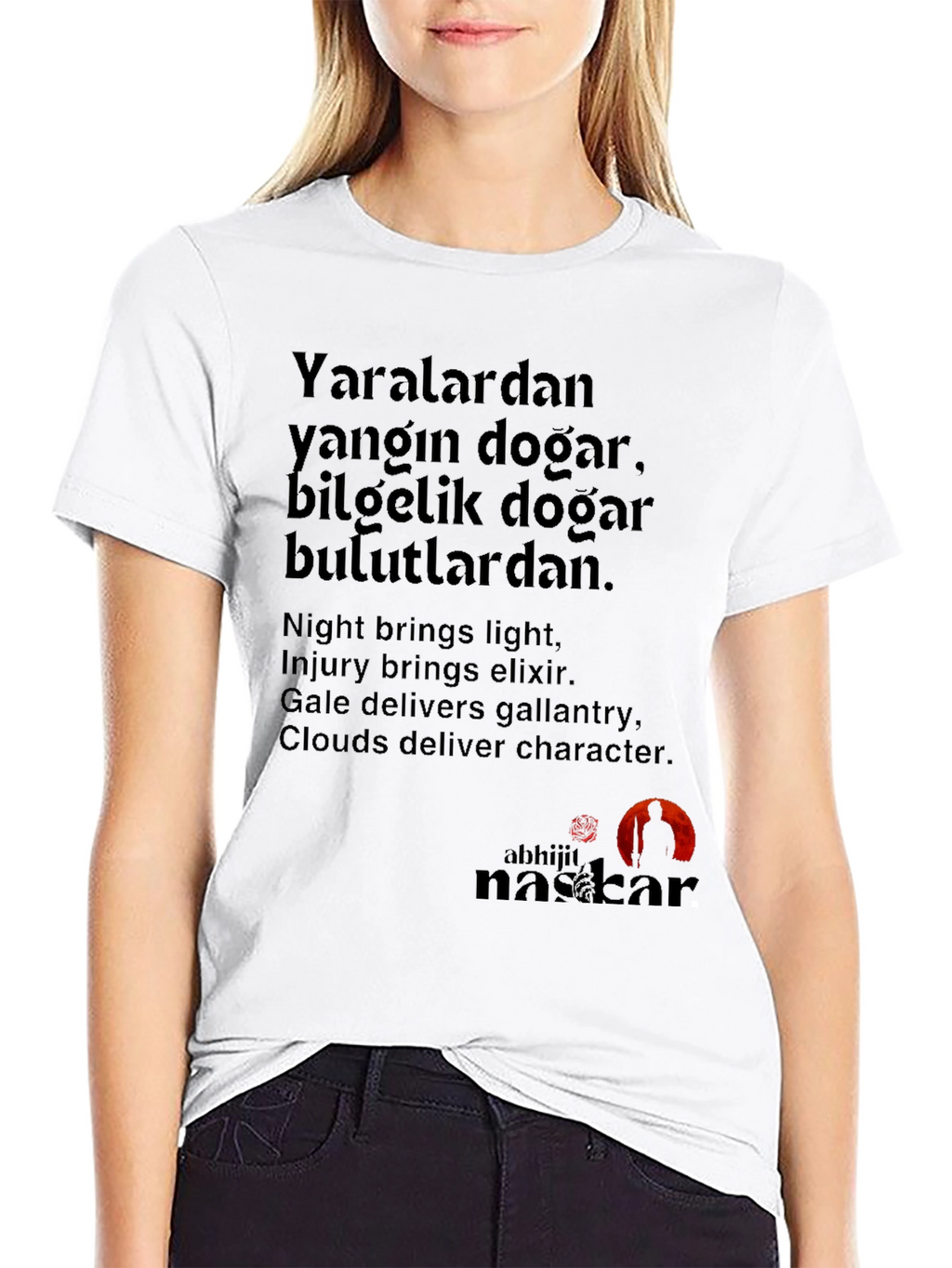 Philosophical Statement Black T-Shirt