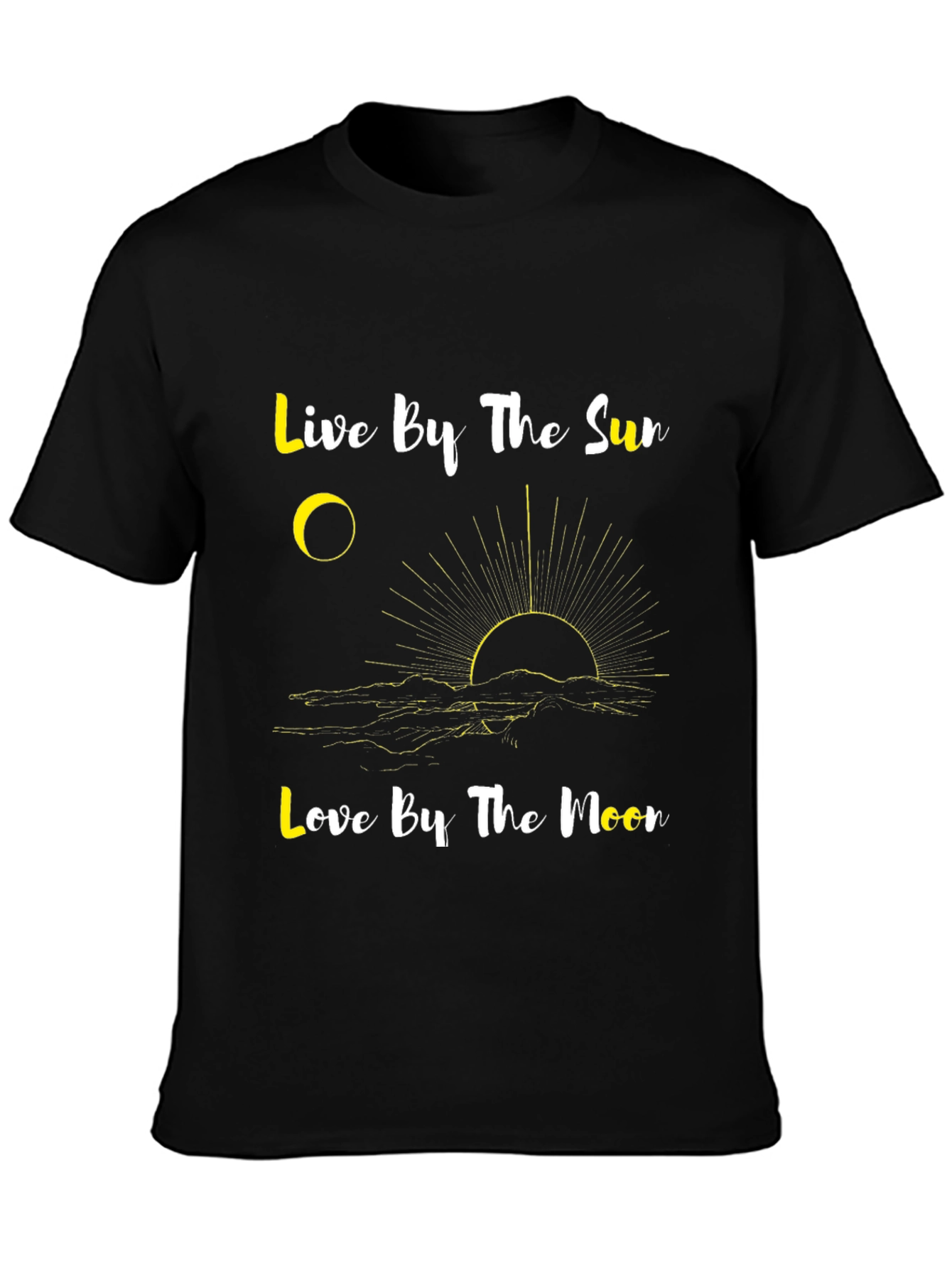 Live By The Sun Love By The Moon Graphic Tee