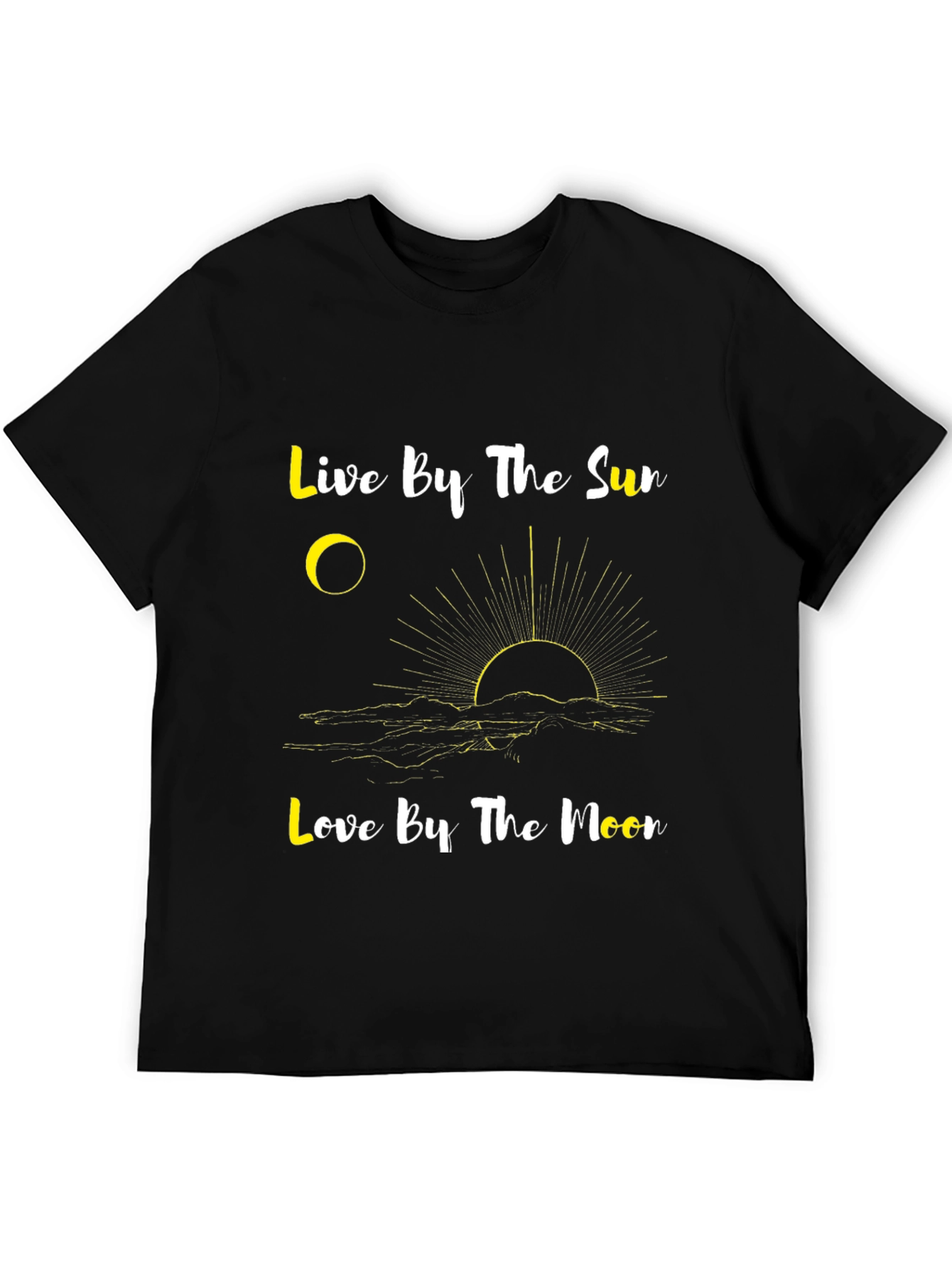 Live By The Sun Love By The Moon Graphic Tee