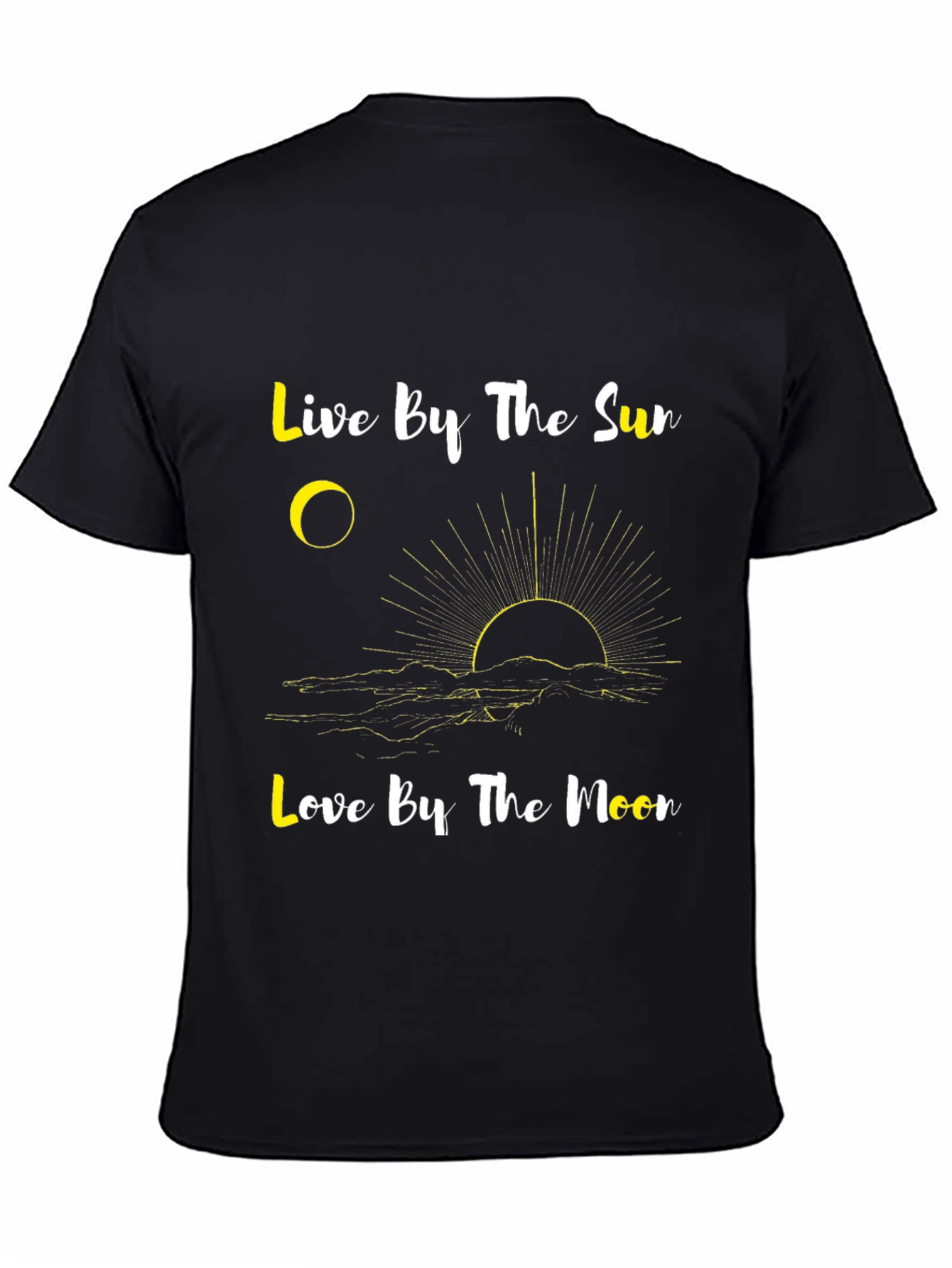 Live By The Sun Love By The Moon Graphic Tee