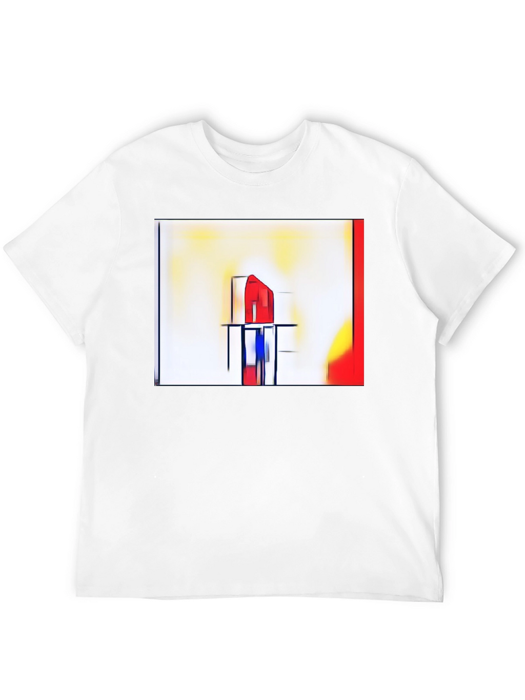 Abstract Art Graphic Tee - Modern Style