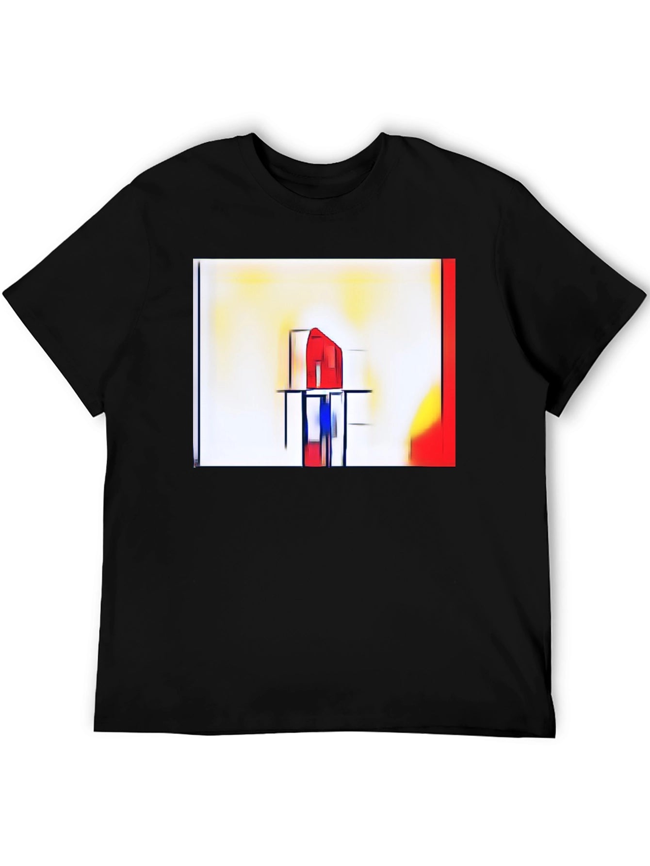 Abstract Art Graphic Tee - Modern Style