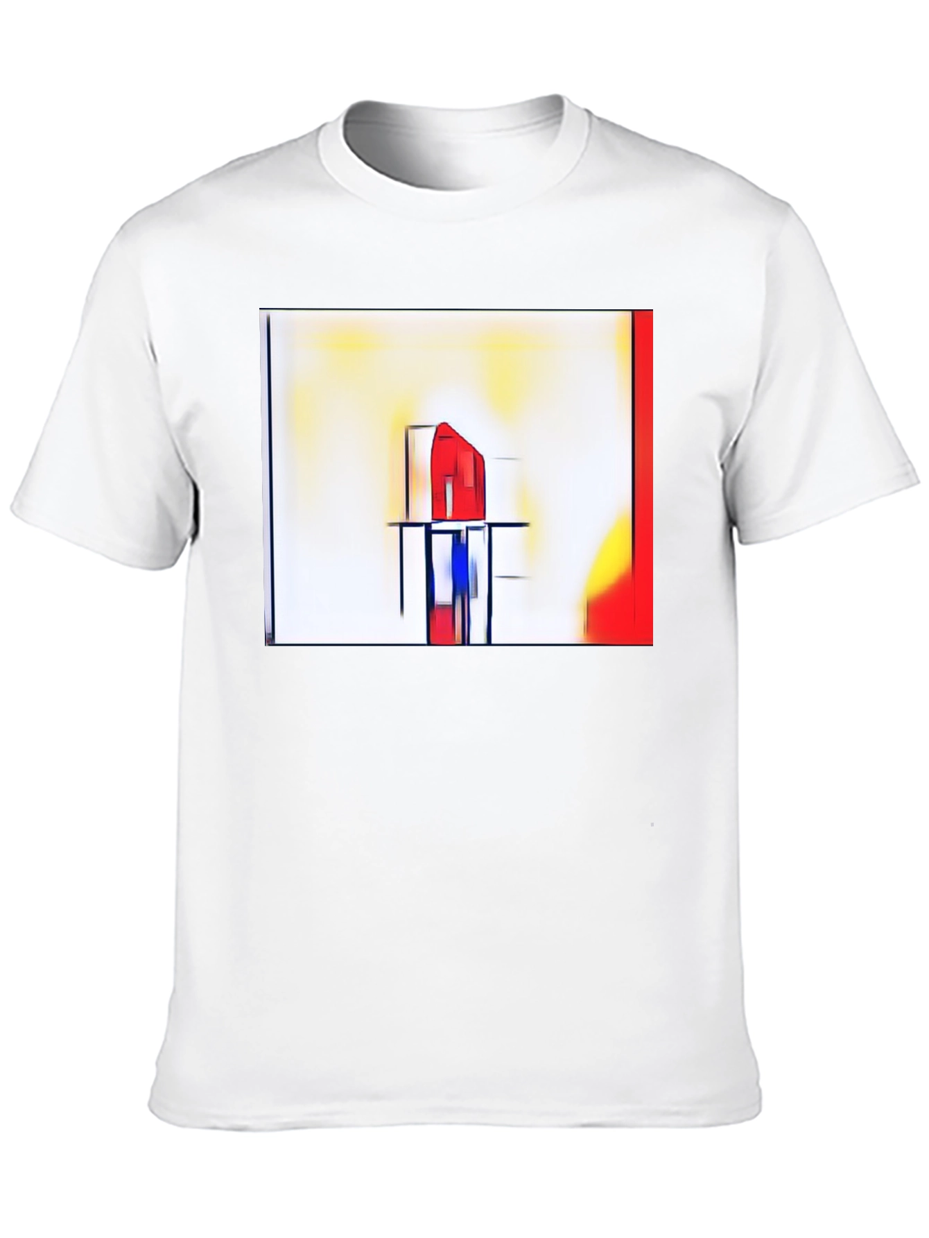 Abstract Art Graphic Tee - Modern Style