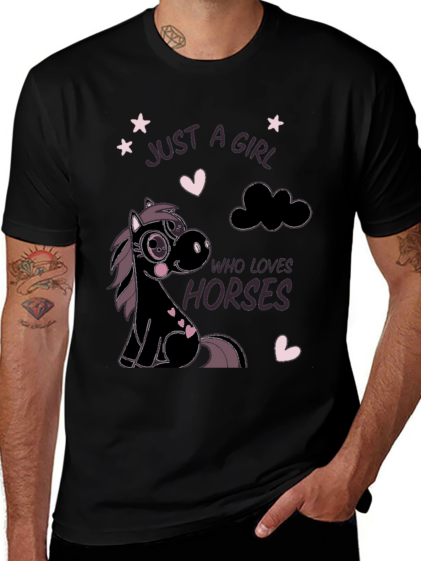 Cute Horse Lover T-Shirt - Just a Girl Who Loves Horses